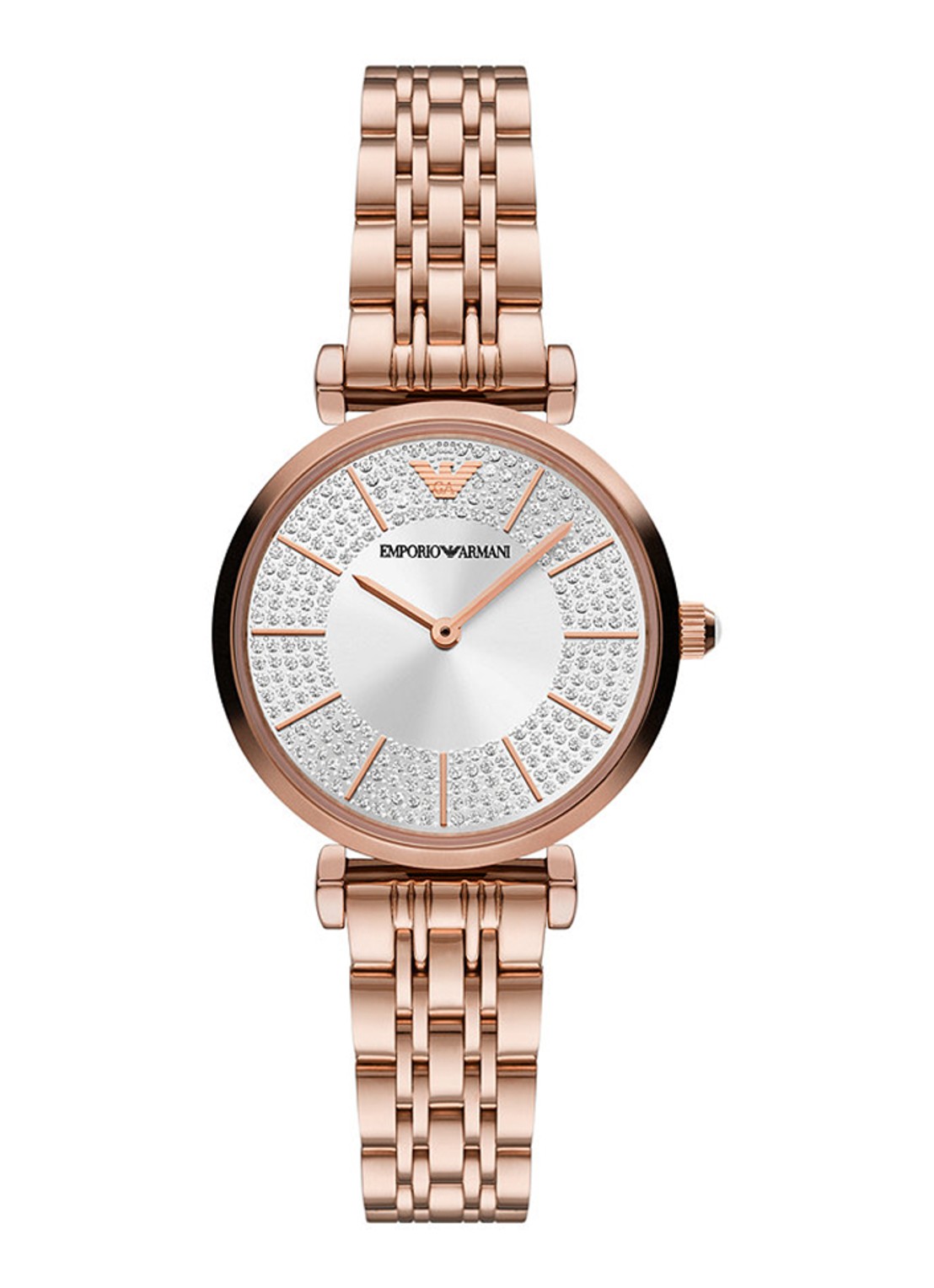 Armani Horloge AR11446 - voorkant 5 roségoud