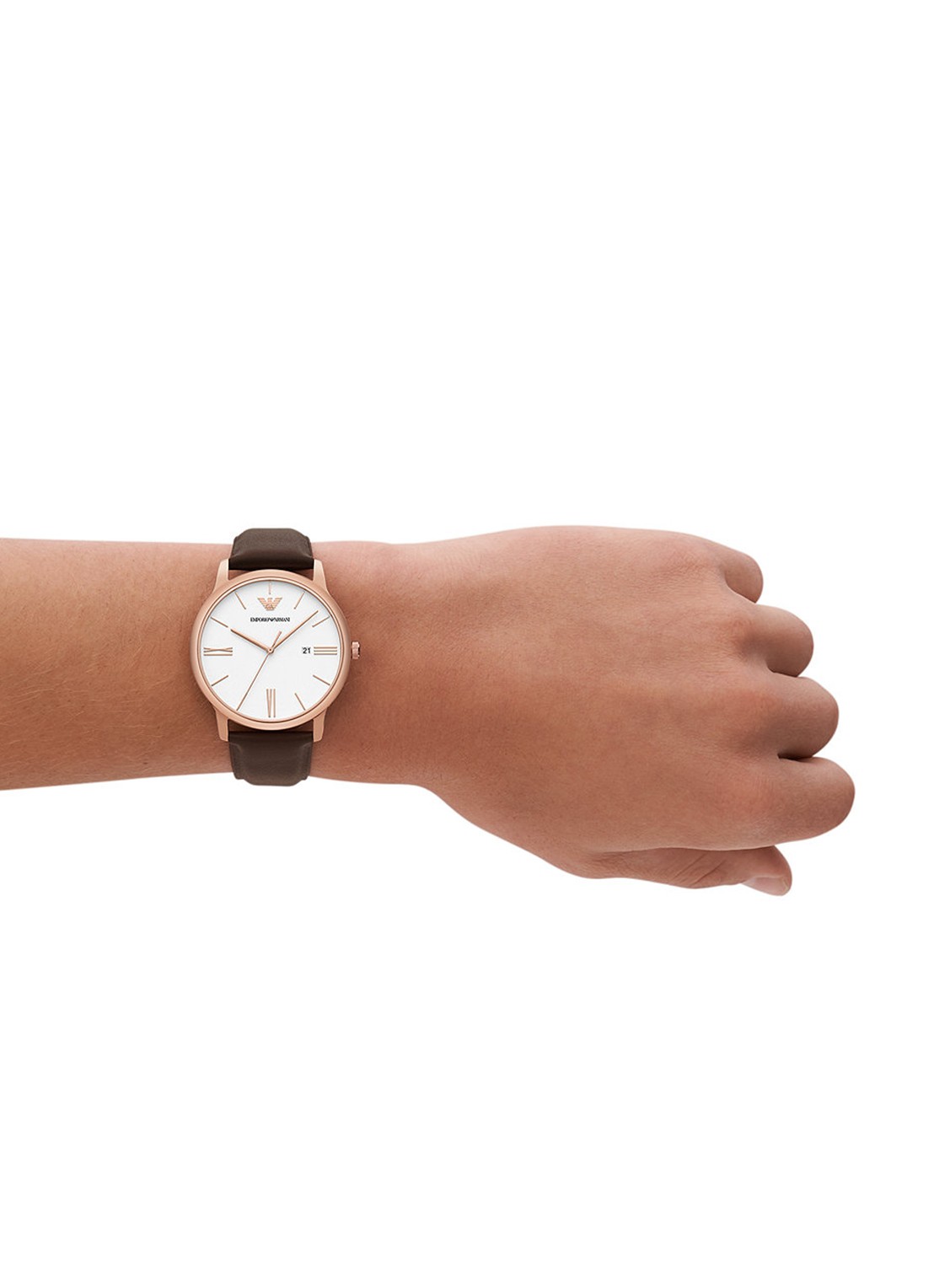 Armani Horloge AR11572 - voorkant 6 roségoud