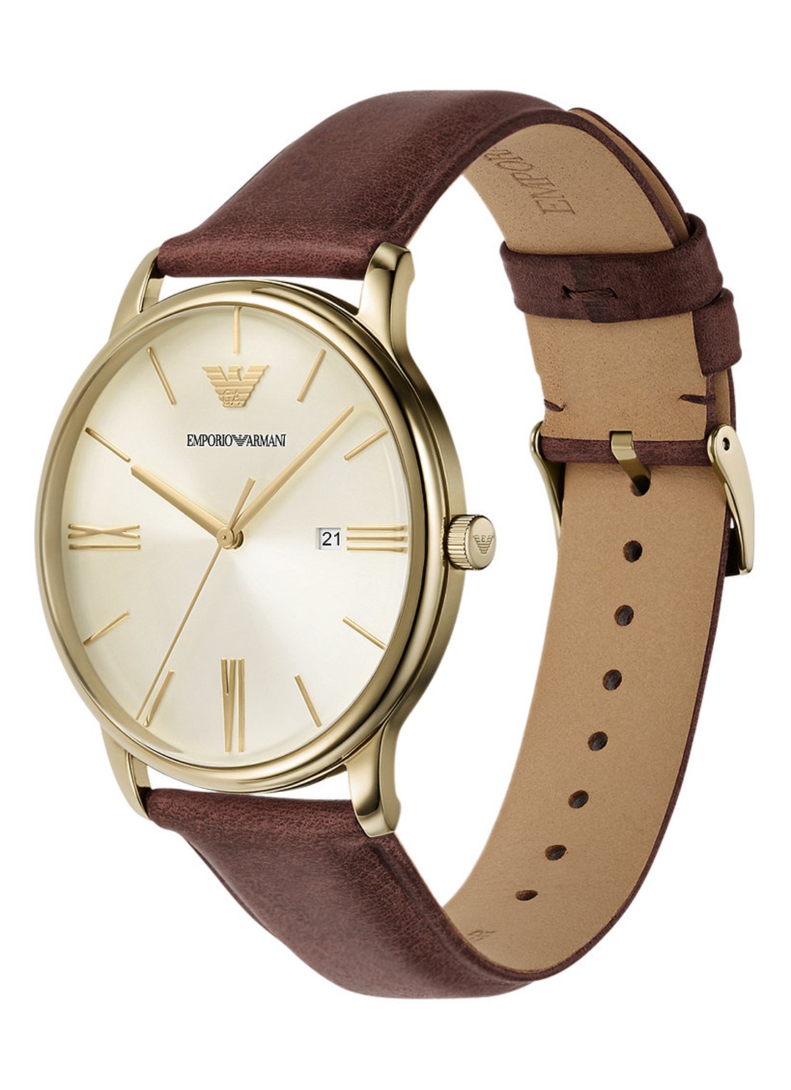 Armani Horloge AR11610 - detail 4 bruin