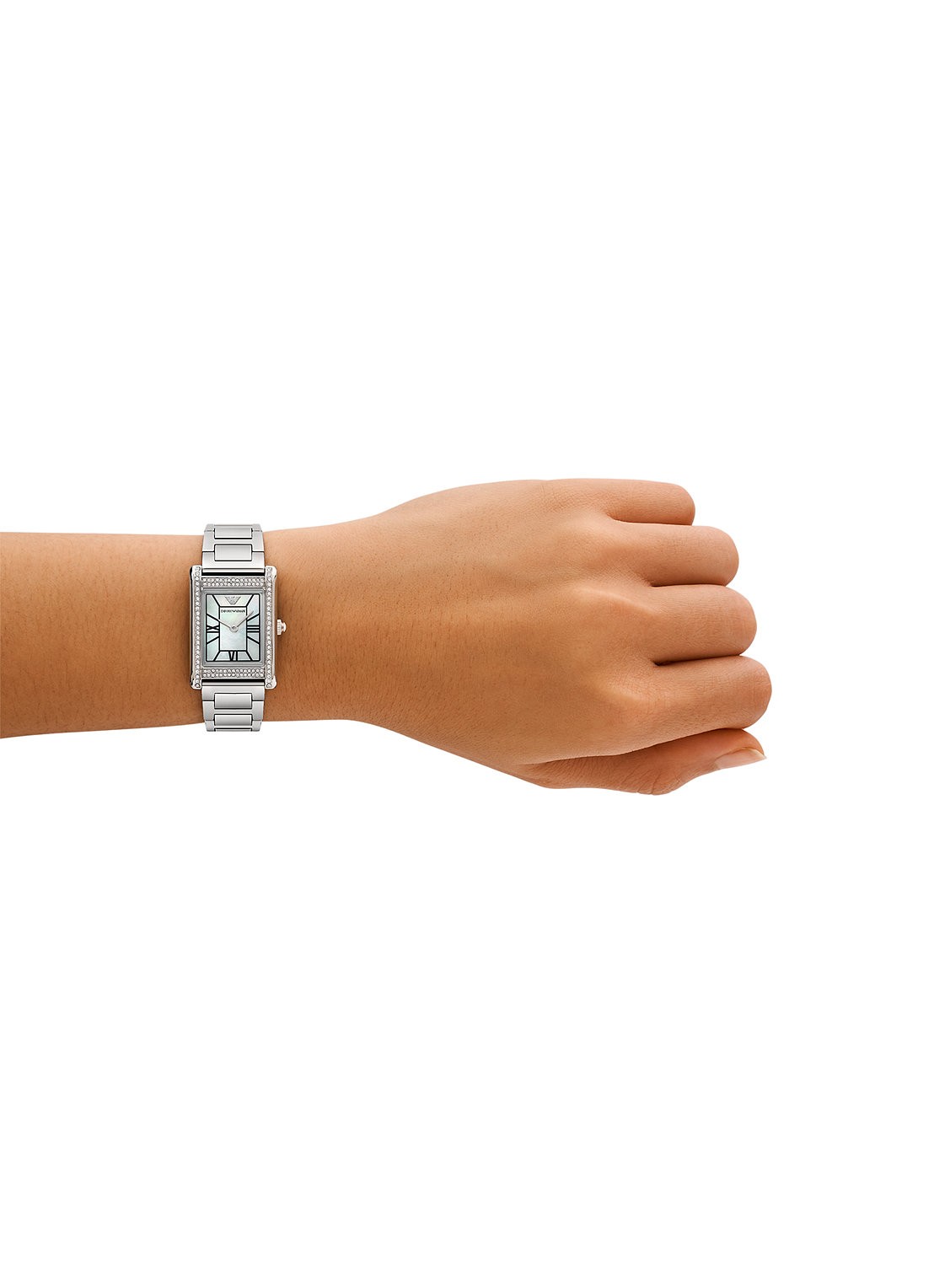 Armani Horloge AR11625 - detail 4 zilver
