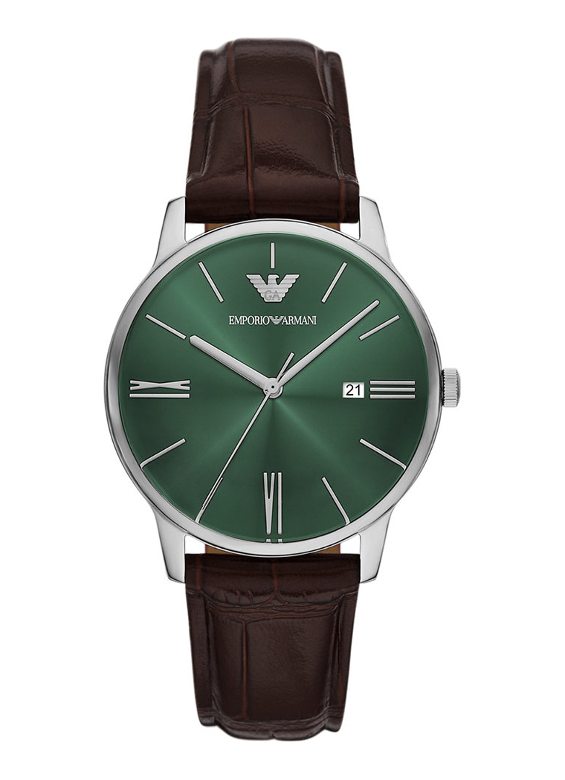 Armani Horloge AR11672 - voorkant zilver