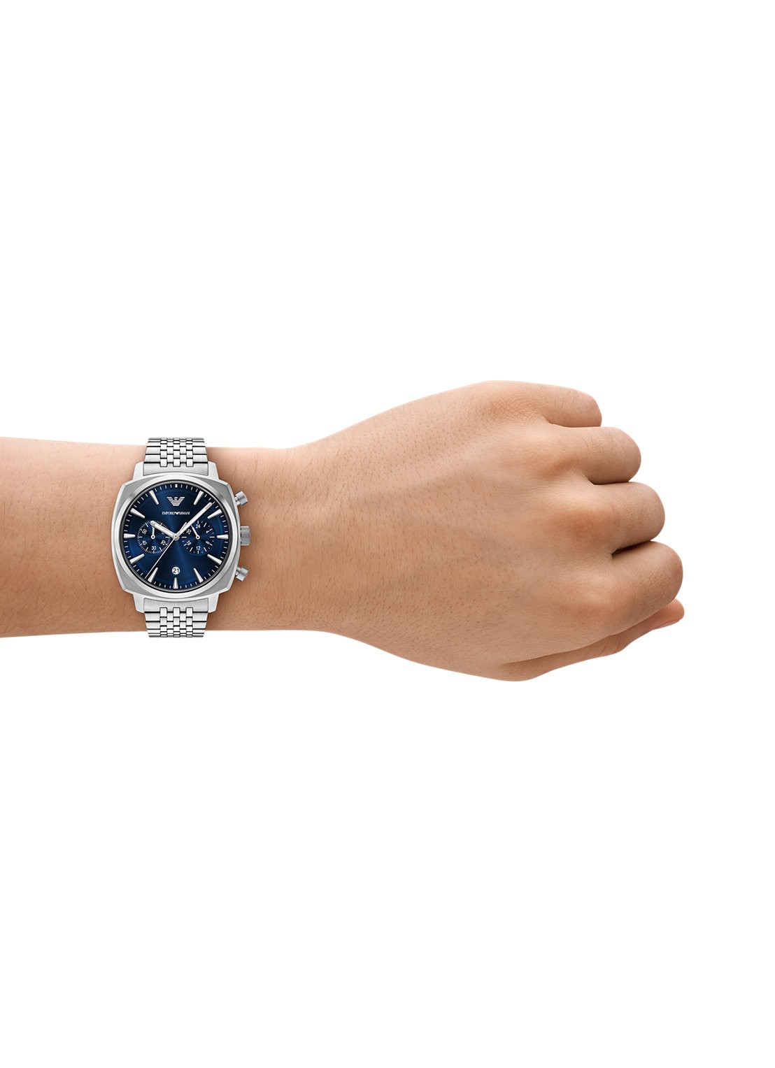 Armani Horloge AR11688 - detail 5 zilver