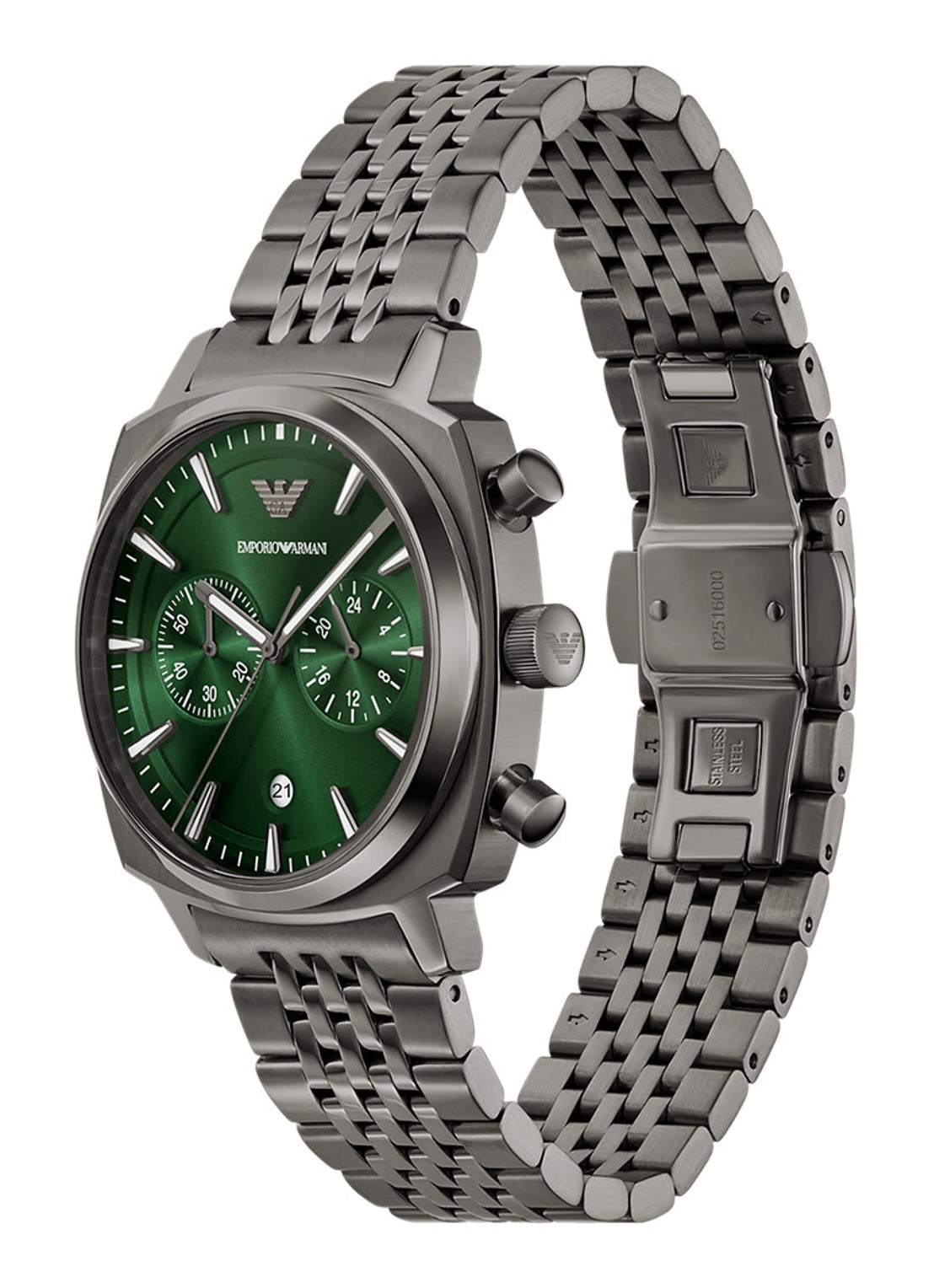 Armani Horloge AR11689 - detail 4 antraciet