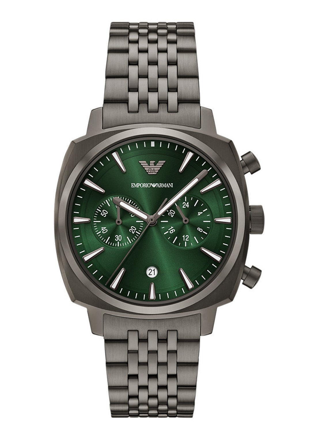 Armani Horloge AR11689 - voorkant antraciet