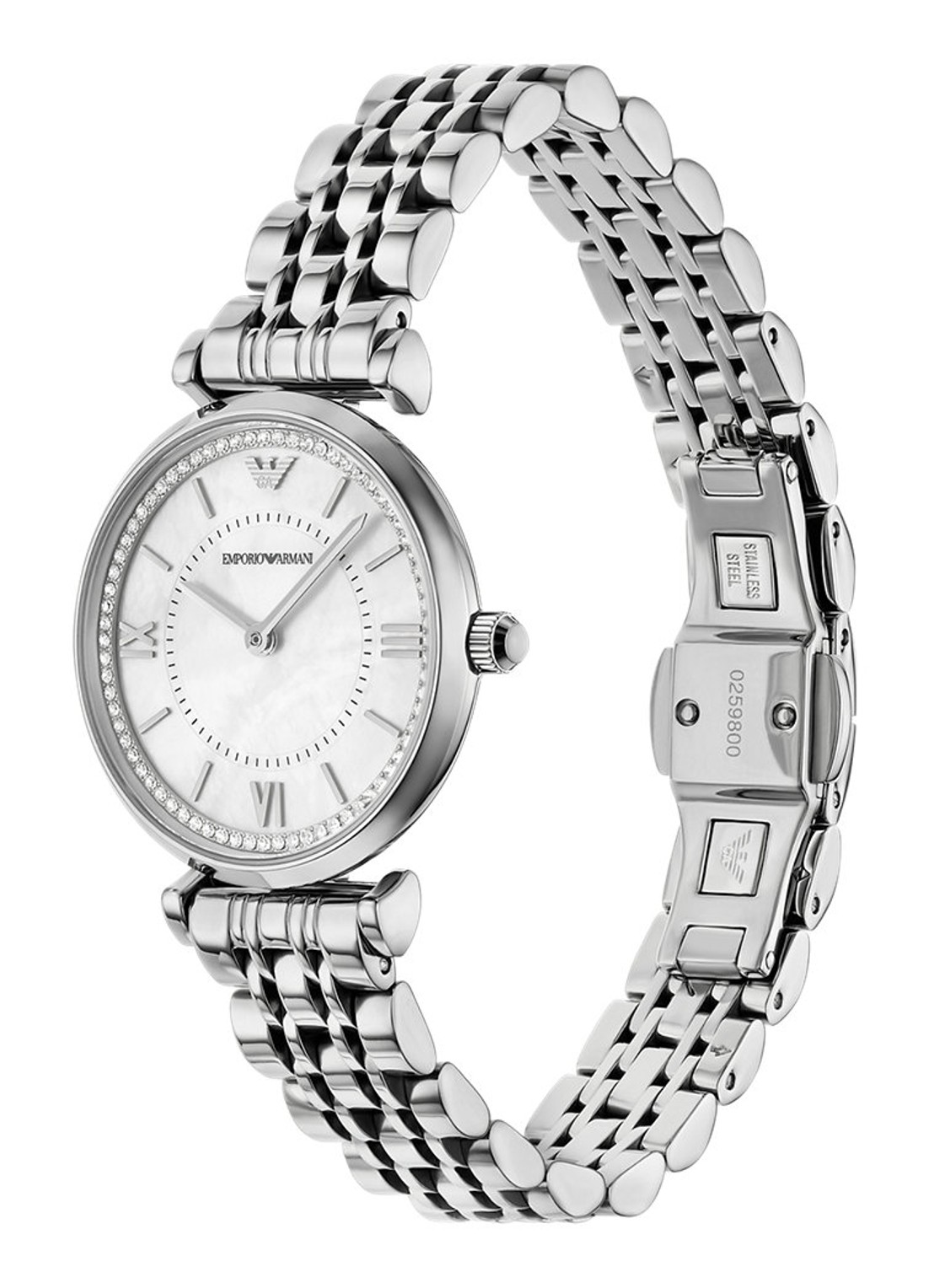 Armani Horloge AR11701 - detail 3 zilver