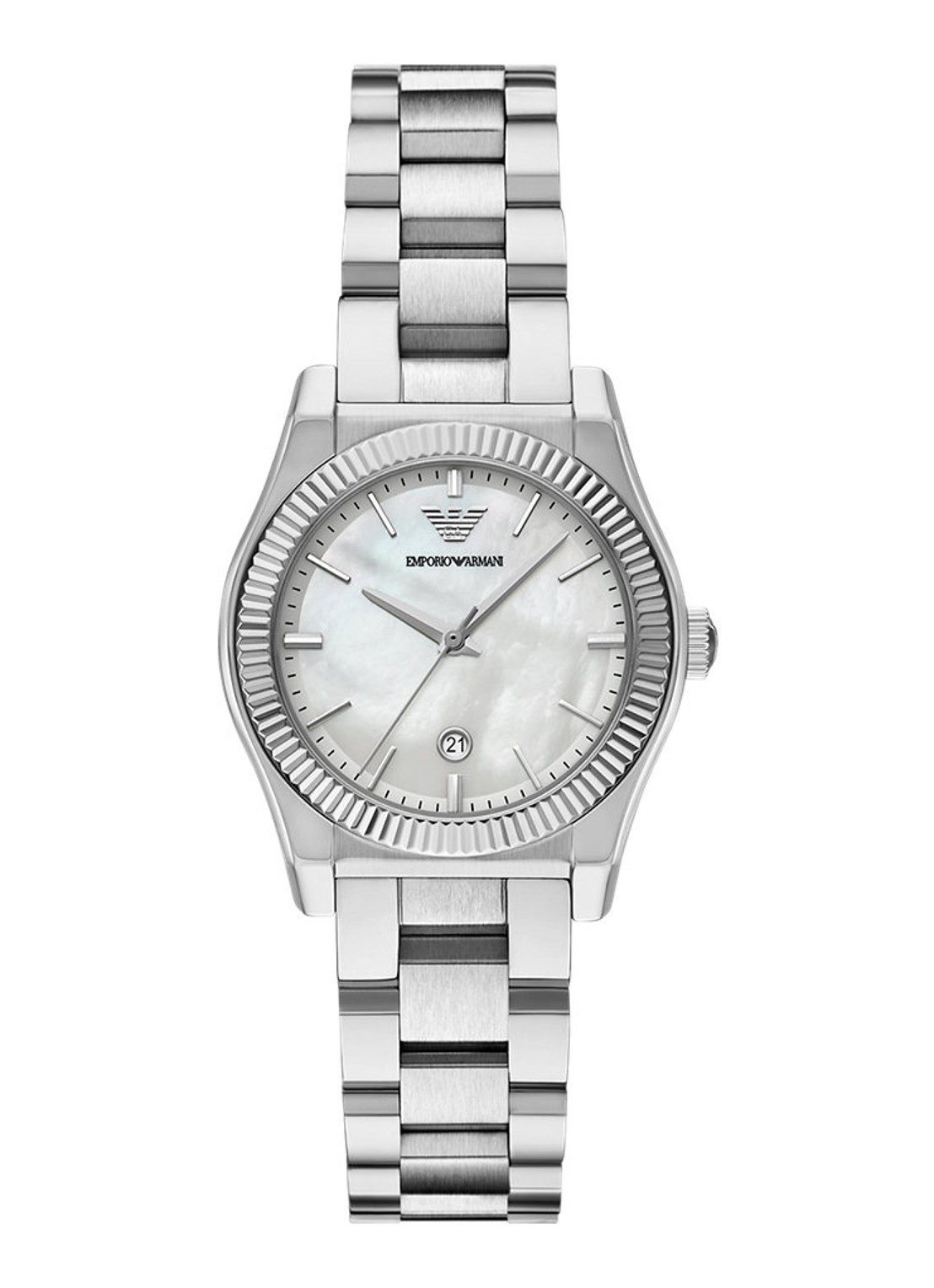 Armani Horloge AR11723 - voorkant zilver