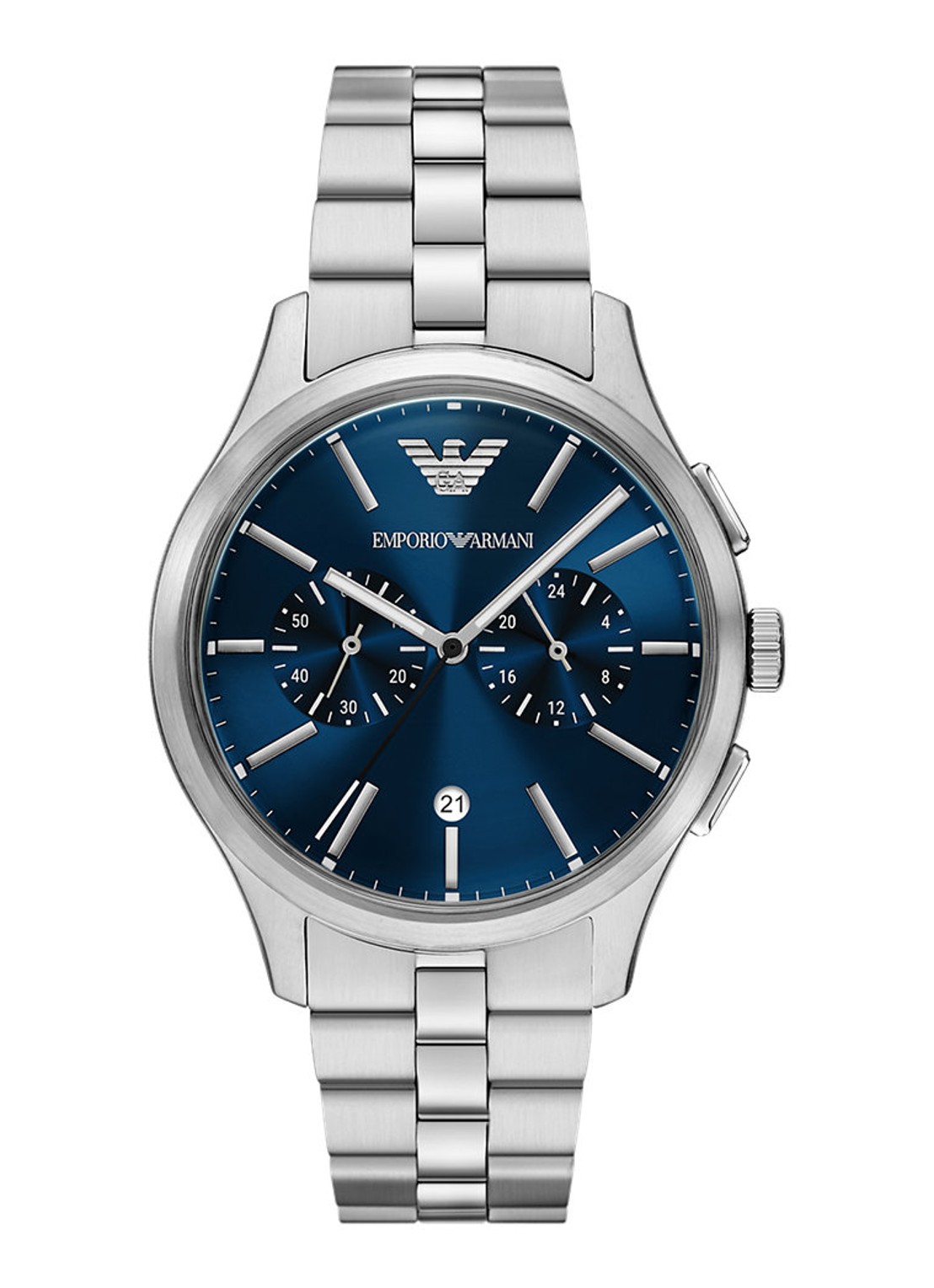 Armani Horloge AR11728 - voorkant zilver