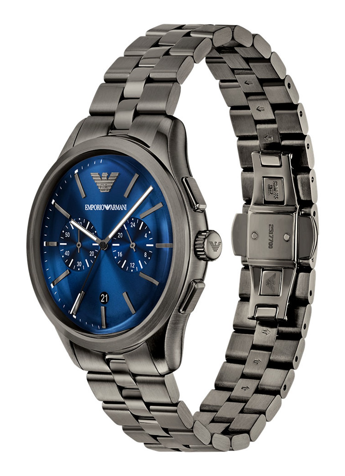 Armani Horloge AR11729 - detail 4 antraciet