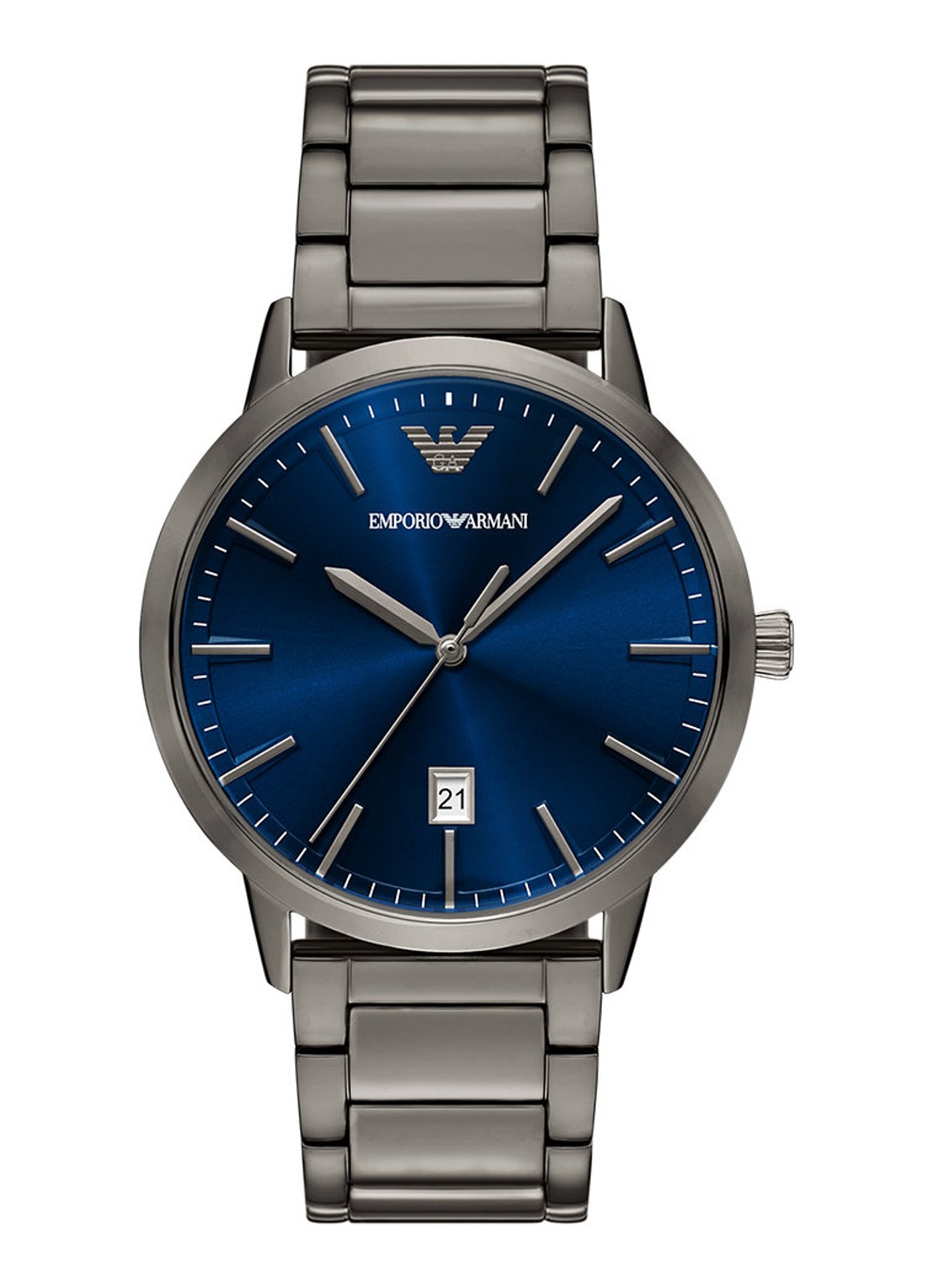 Armani Horloge AR11731 - voorkant 5 antraciet