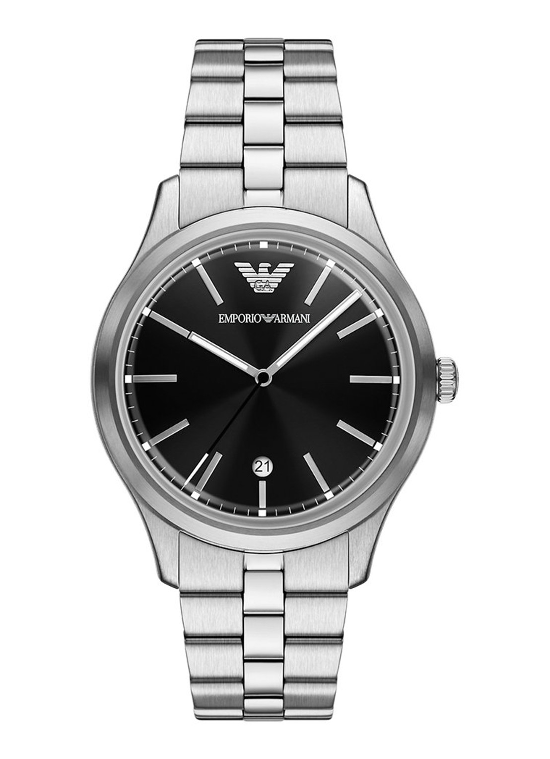 Armani Horloge AR11732 - voorkant zilver