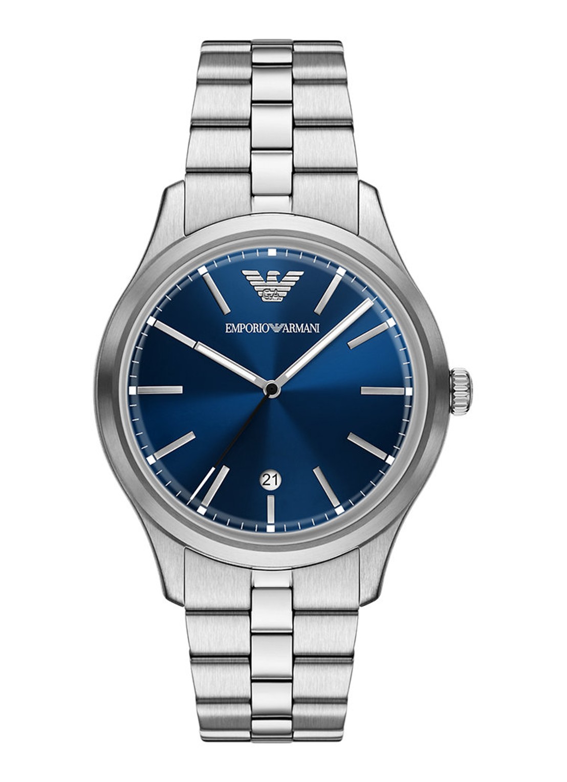 Armani Horloge AR11733 - voorkant 5 zilver