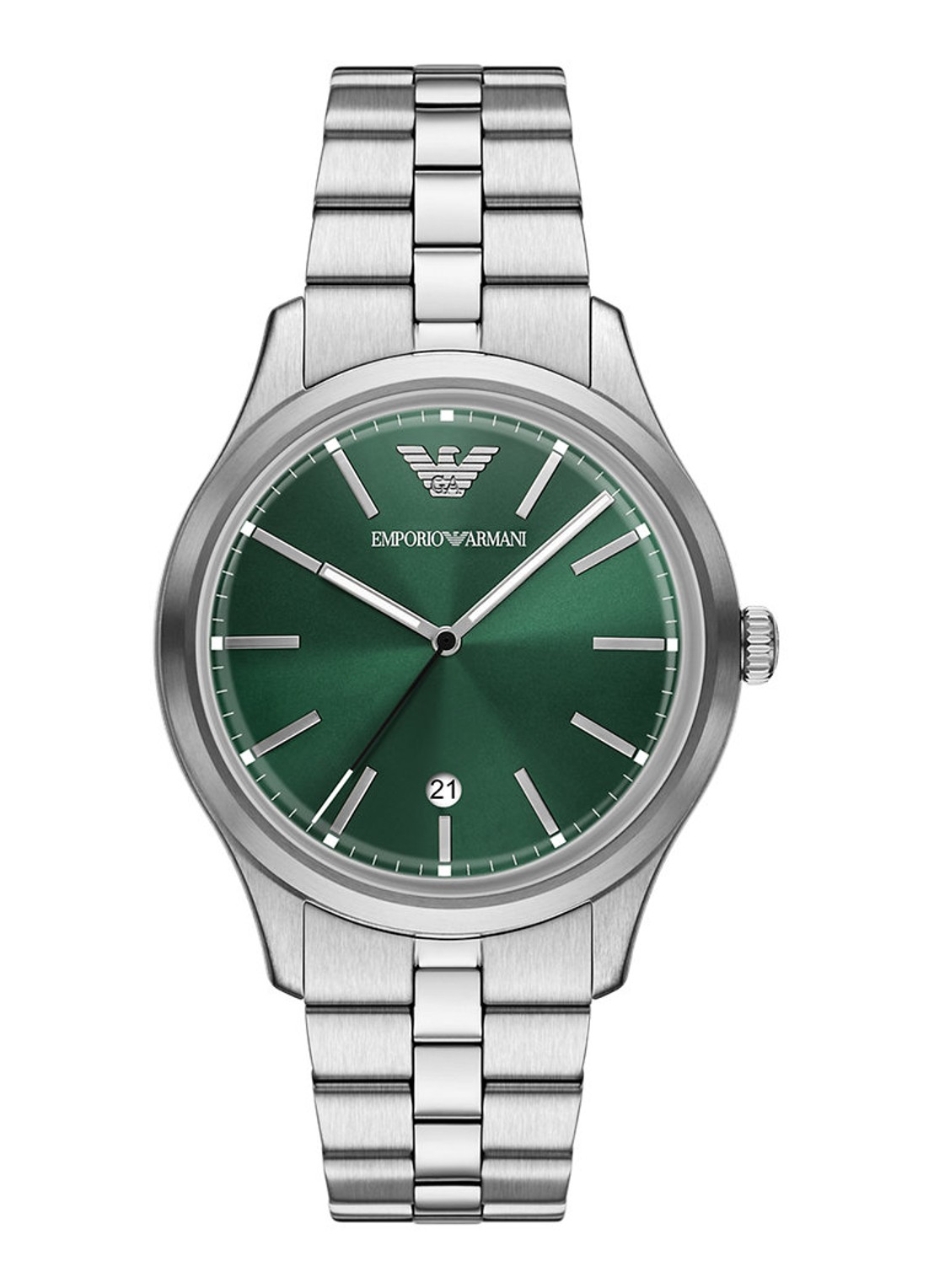 Armani Horloge AR11734 - voorkant zilver