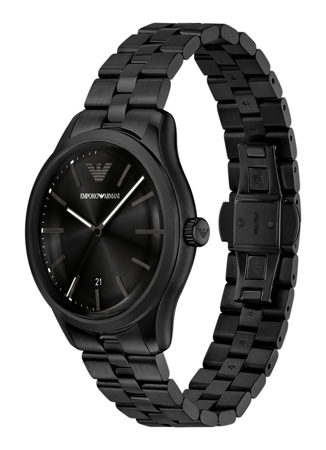 Armani Horloge AR11736 - detail 3 zwart