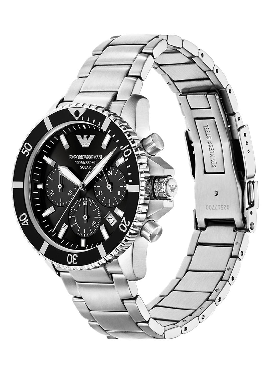 Armani Horloge AR11739 - detail 3 zilver