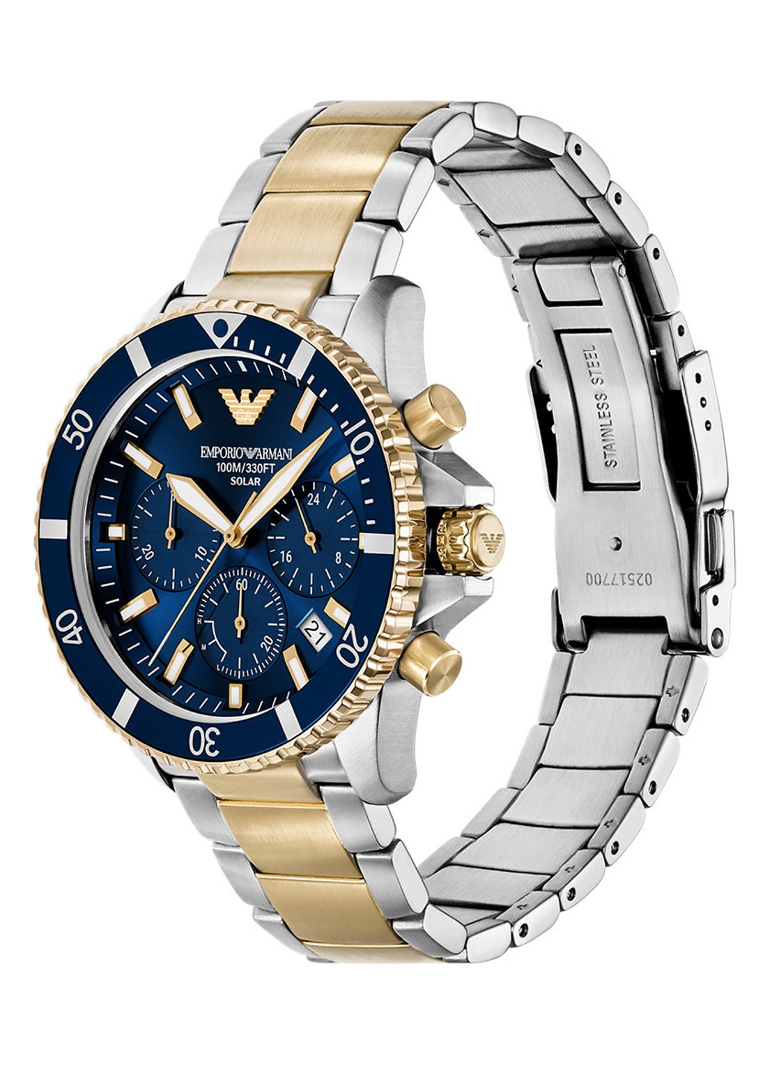 Armani Horloge AR11740 - detail 4 zilver
