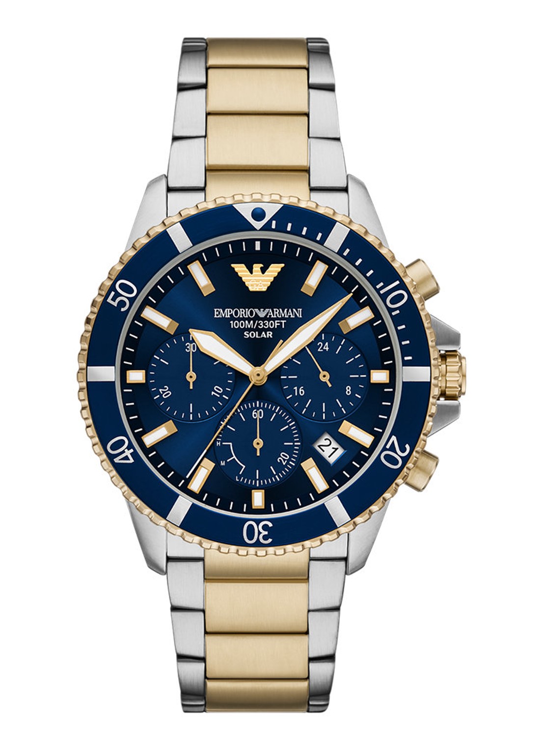 Armani Horloge AR11740 - voorkant zilver