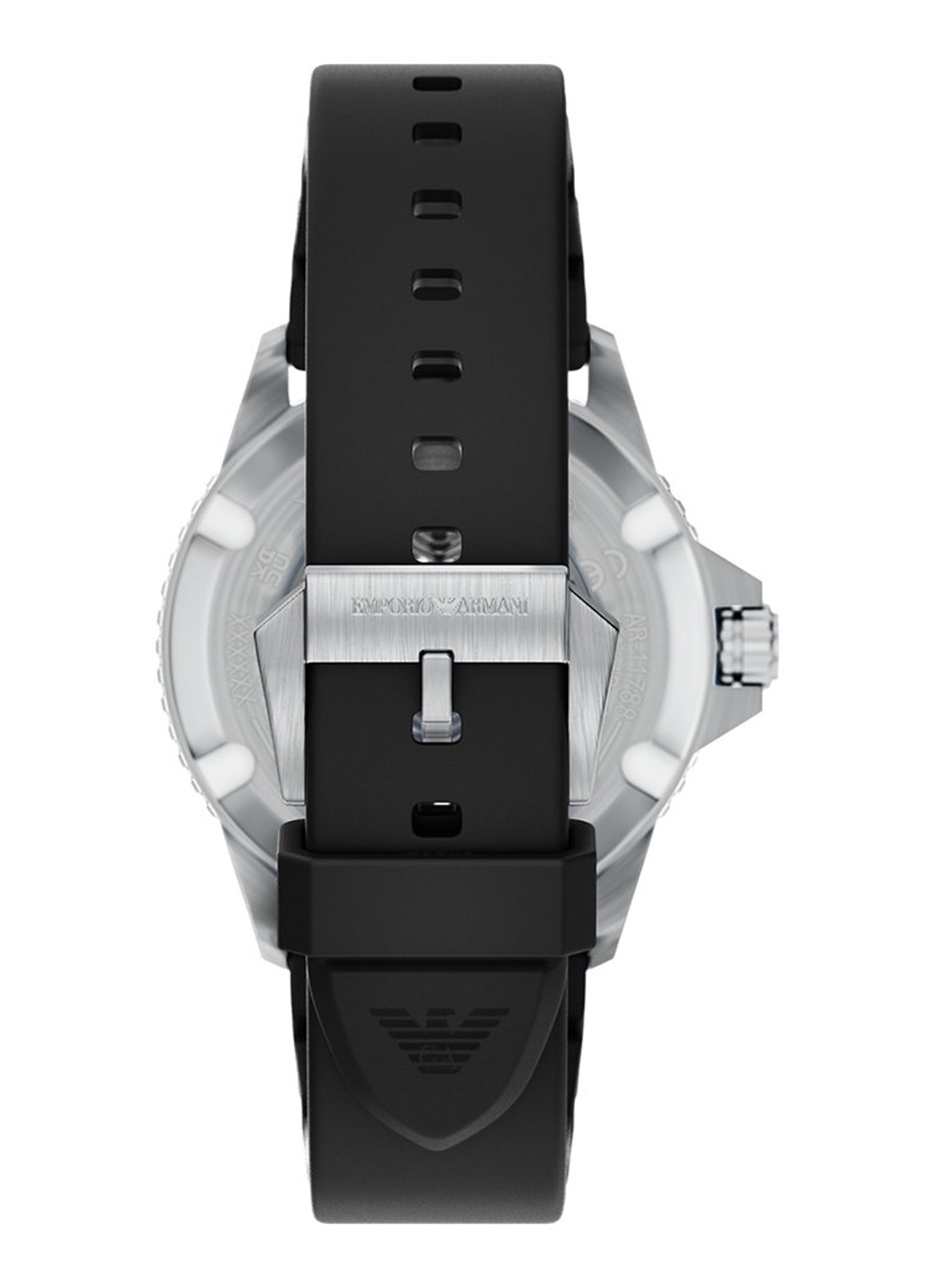 Armani Horloge AR11788 - detail zilver