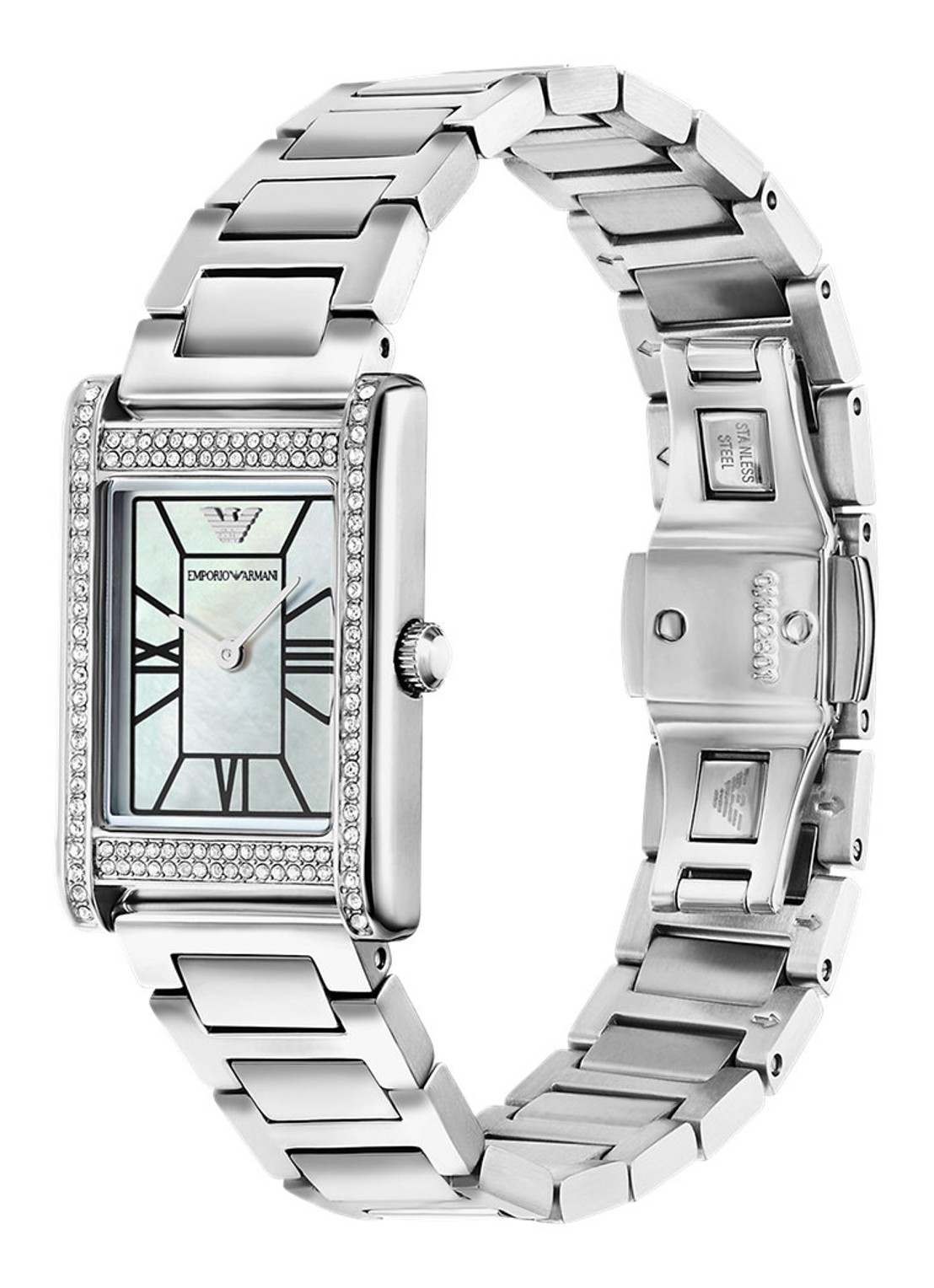 Armani Horloge AR11796 - detail 4 zilver