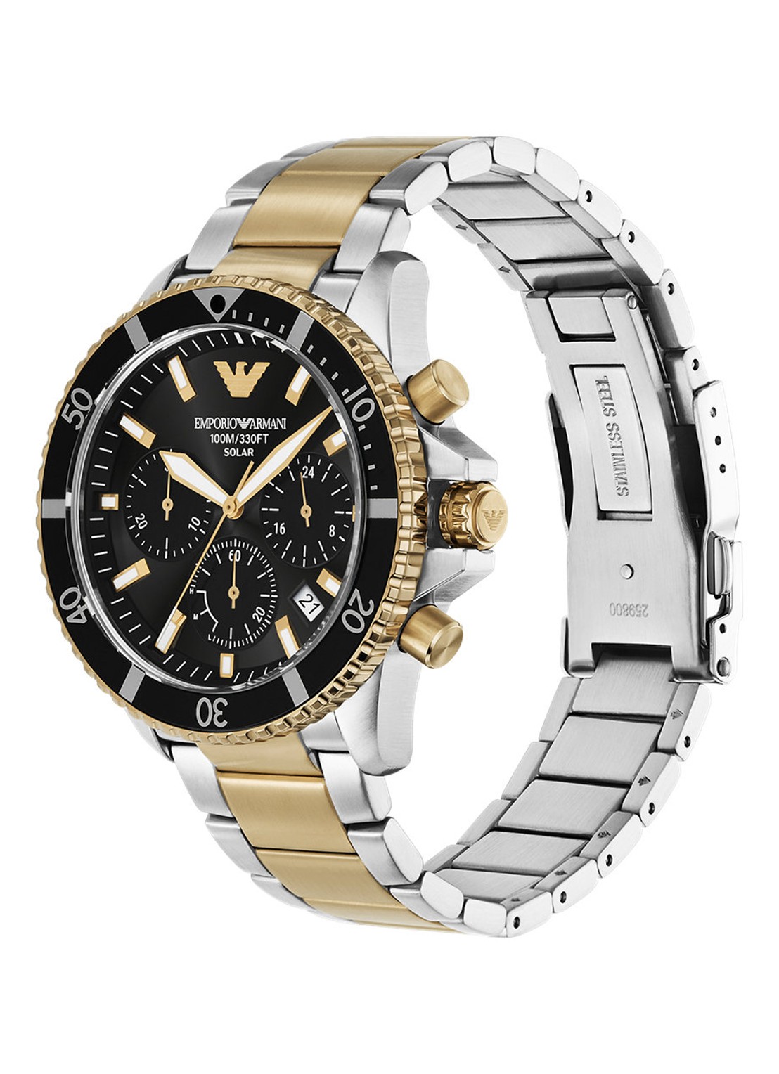 Armani Horloge AR11799 - detail 3 zilver
