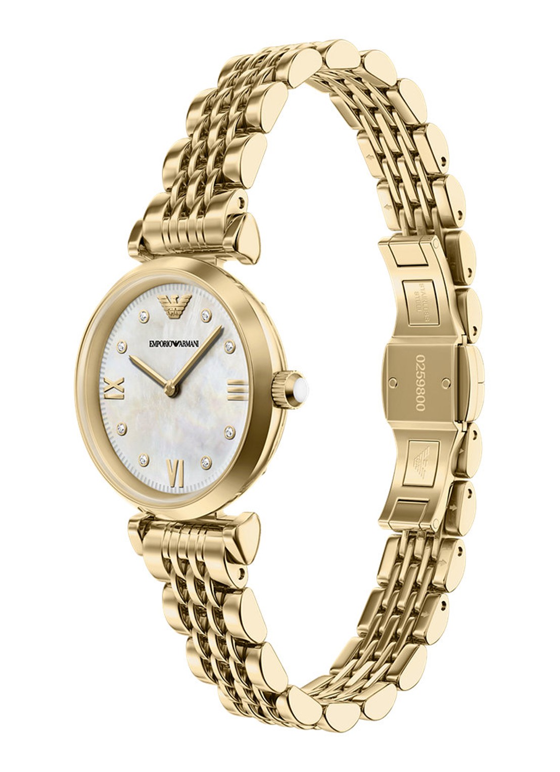 Armani Horloge AR11806 - detail 4 goud