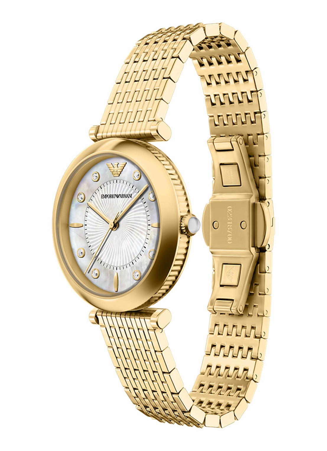 Armani Horloge AR11809 - detail 4 goud