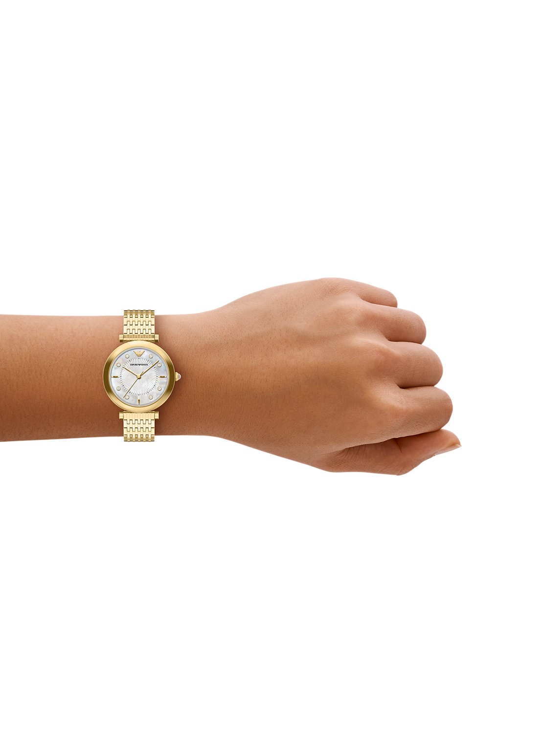 Armani Horloge AR11809 - detail 5 goud