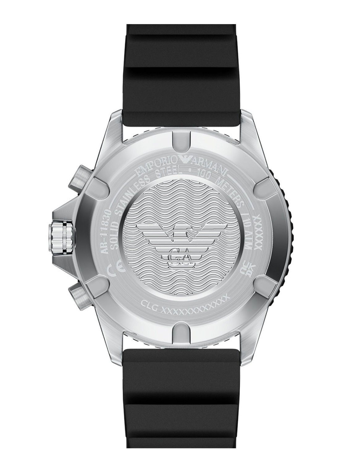 Armani Horloge AR11830 - detail 4 zilver