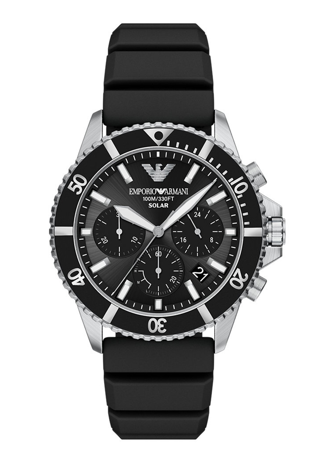 Armani Horloge AR11830 - voorkant zilver