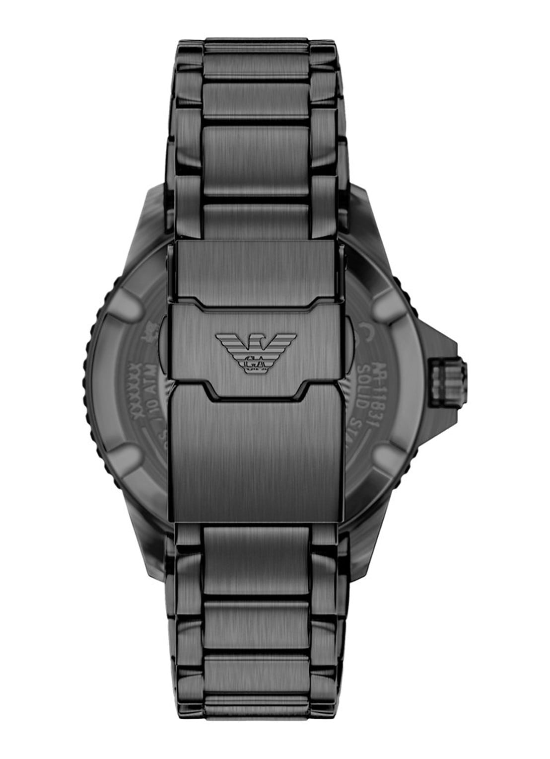 Armani Horloge AR11831 - detail 2 zwart