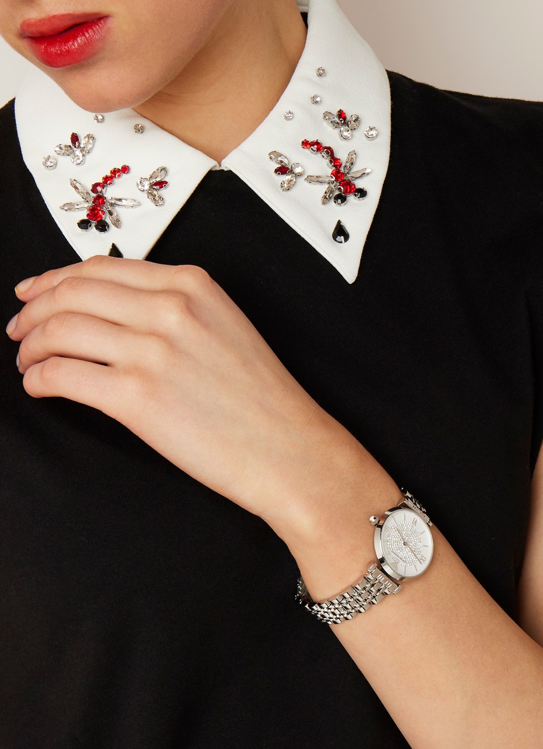 Armani Horloge AR1925 - voorkant 4 zilver