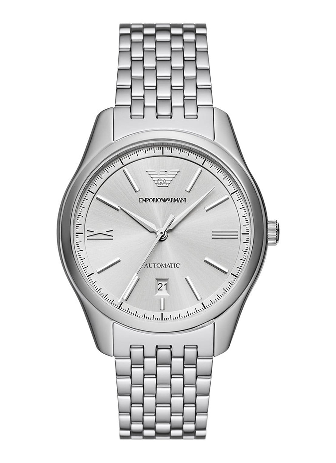 Armani Horloge AR60076 - voorkant 5 zilver