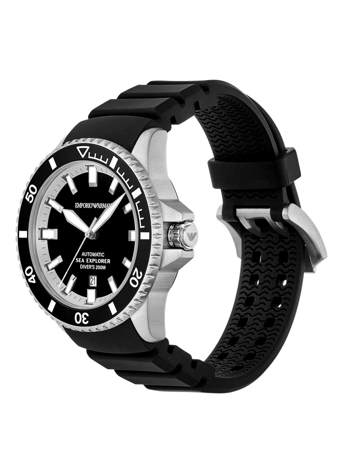 Armani Horloge AR60086 - detail 4 zilver