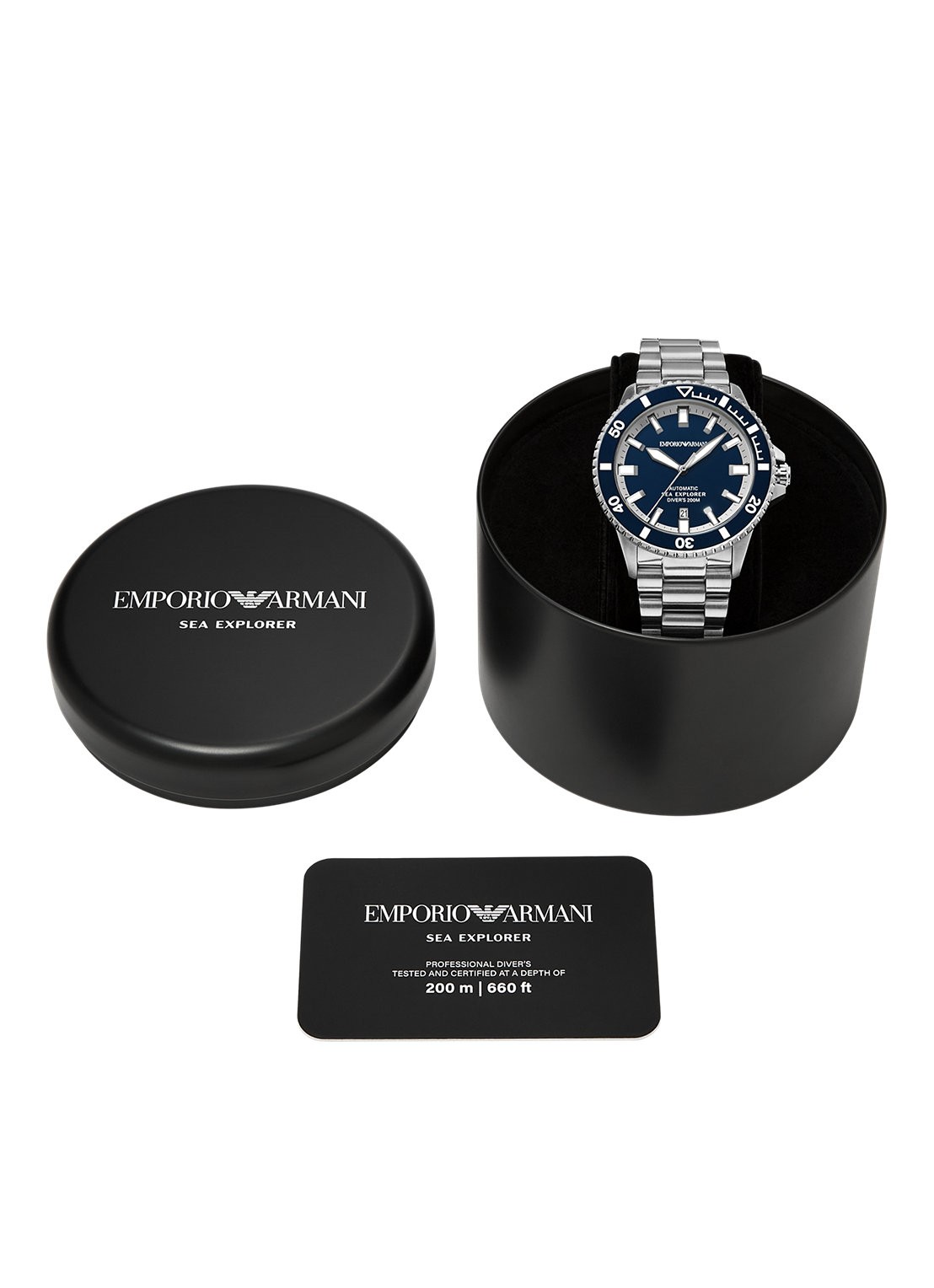 Armani Horloge AR60087 - detail 4 zilver