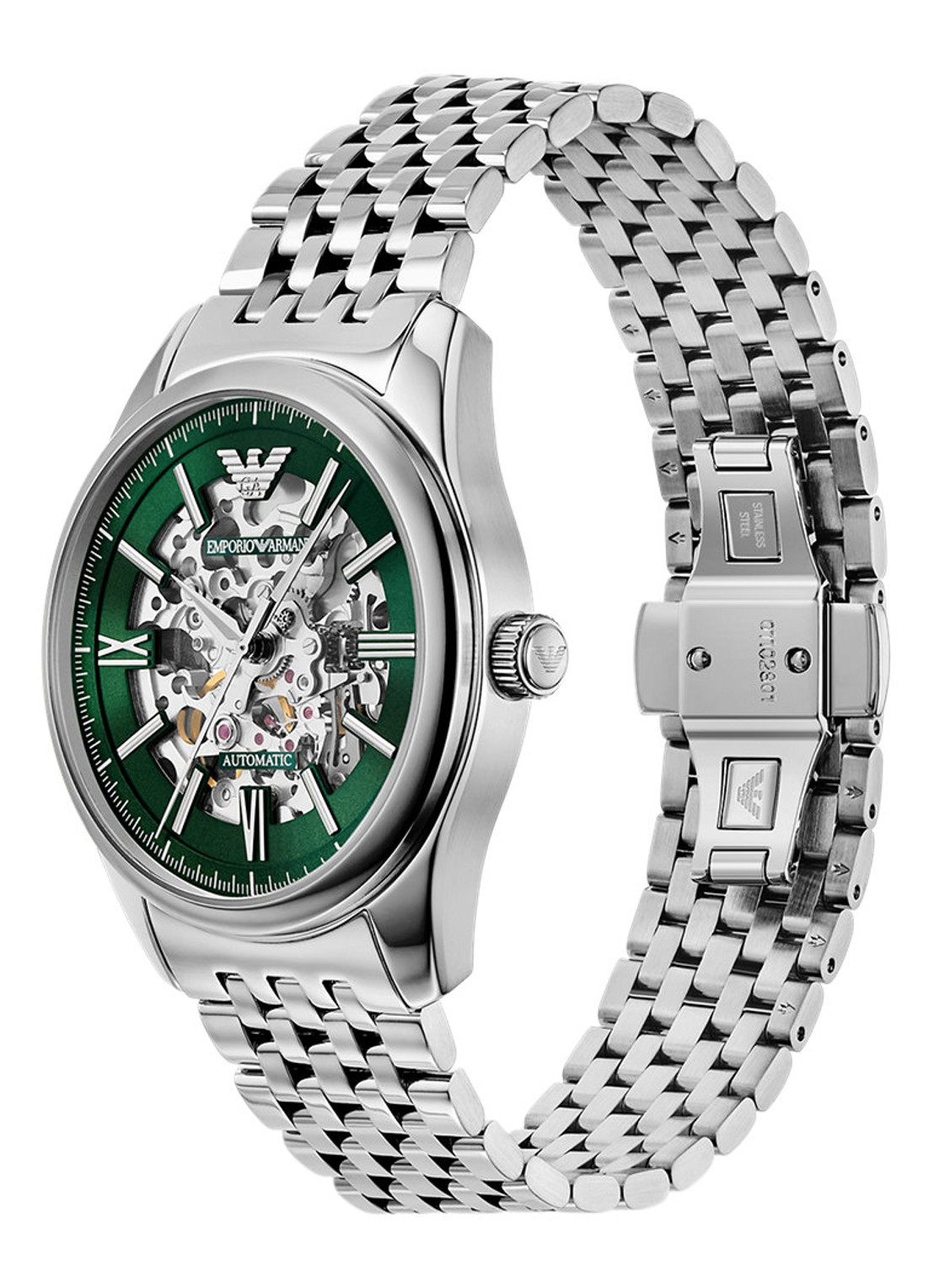 Armani Horloge AR60091 - detail 4 zilver