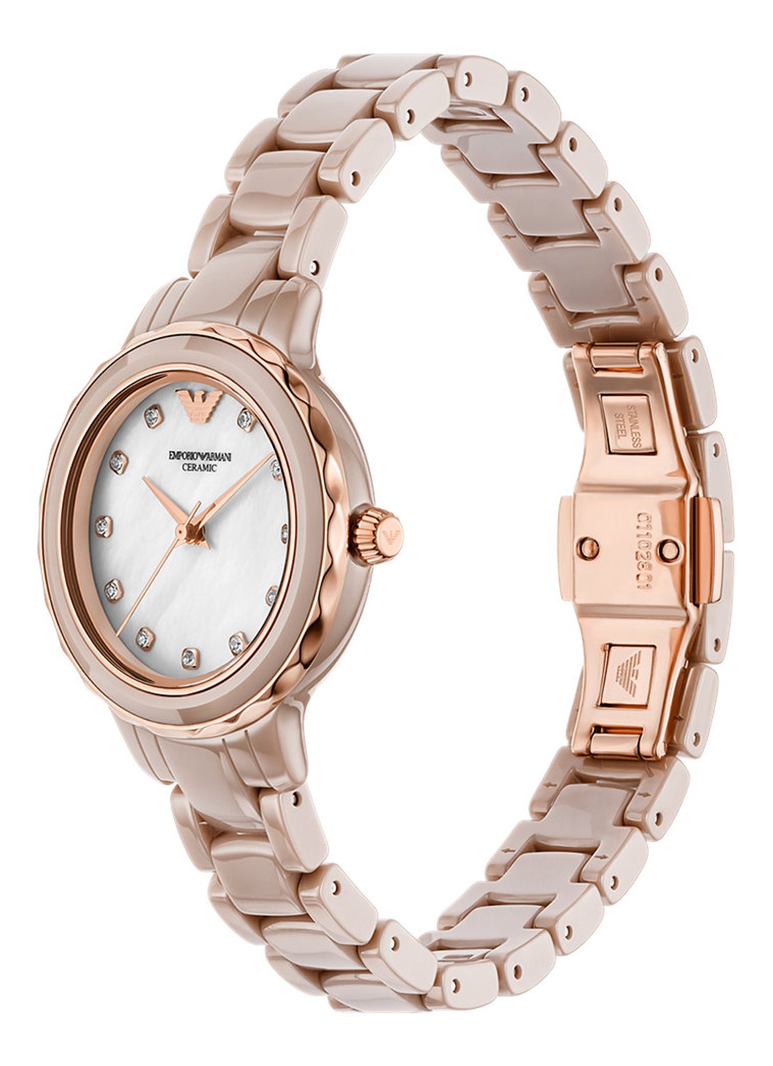 Armani Horloge AR70018 - detail 3 roségoud