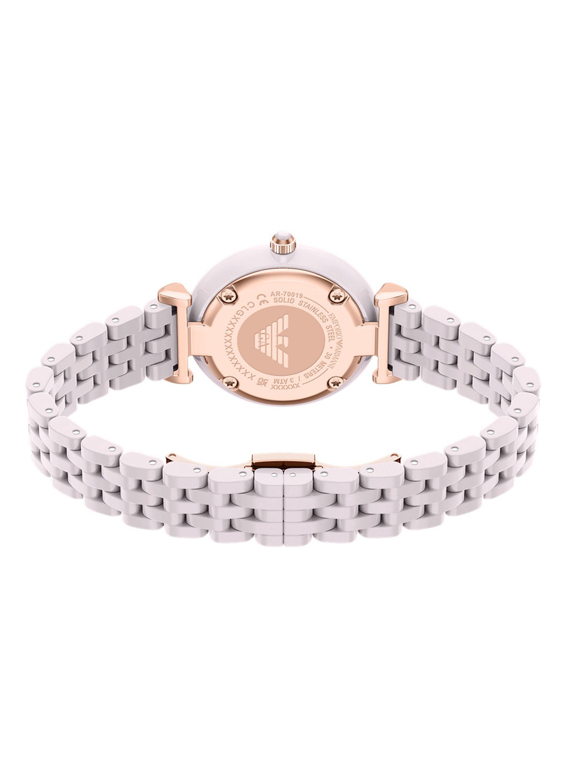 Armani Horloge AR70019 - detail 3 lichtgrijs