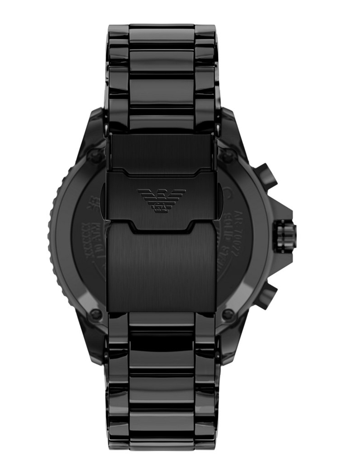 Armani Horloge AR70022 - detail zwart