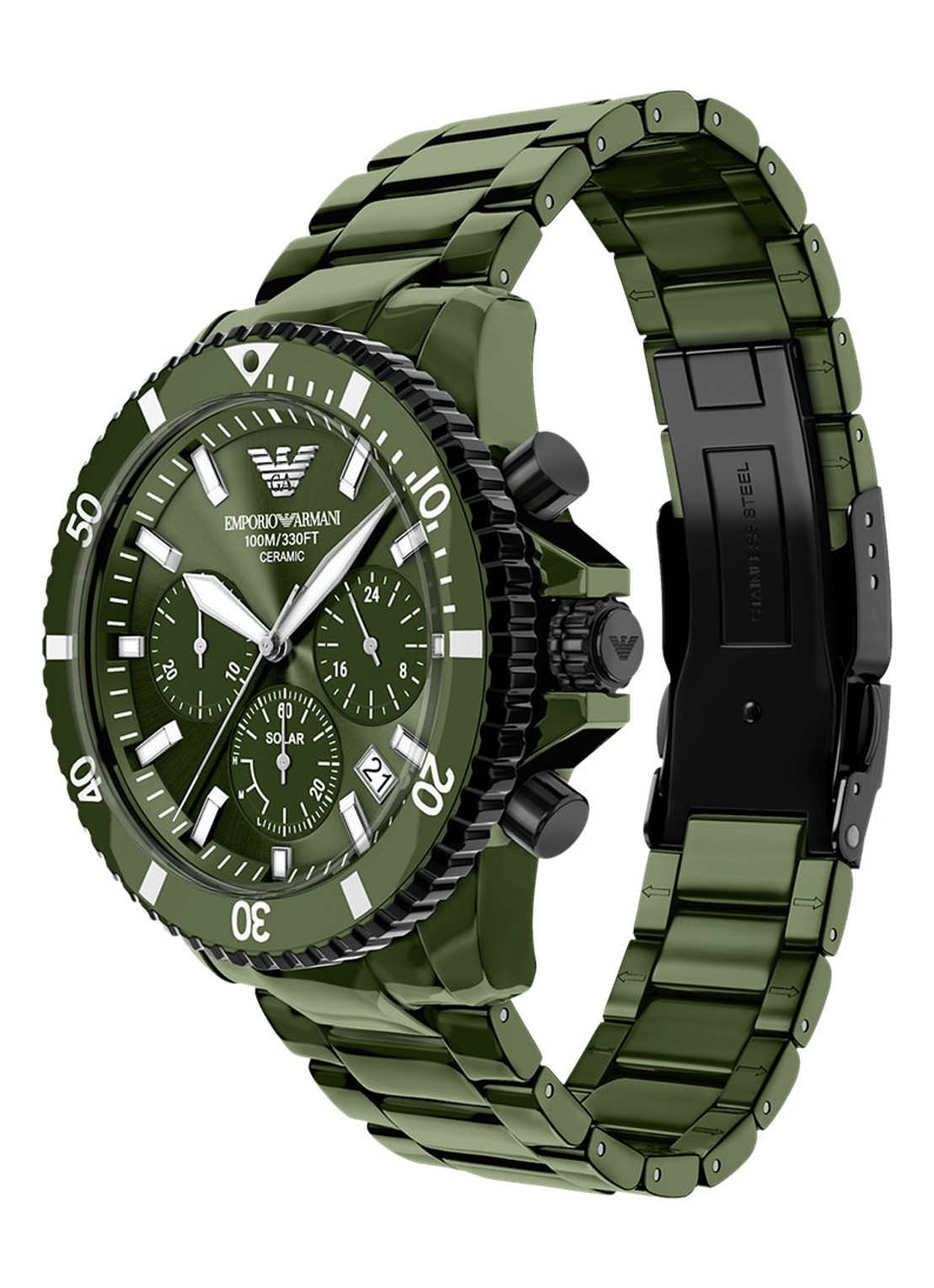 Armani Horloge AR70023 - detail 5 groen