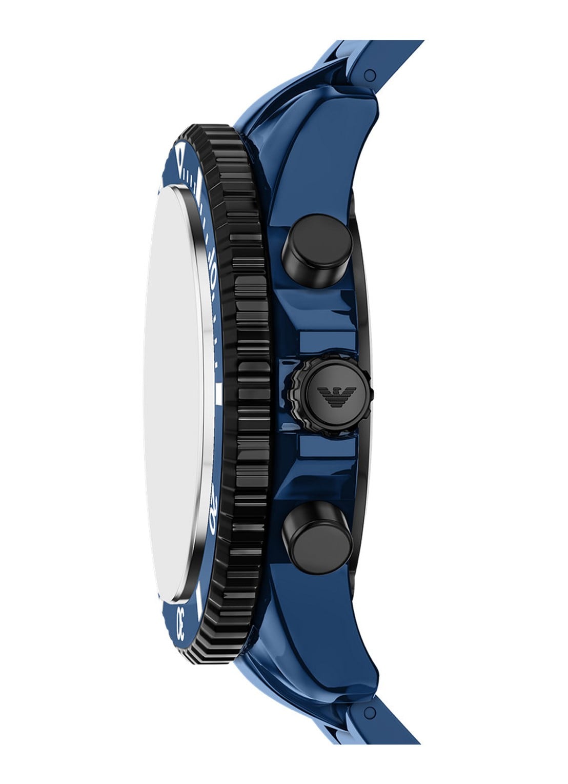 Armani Horloge AR70024 - detail 2 blauw