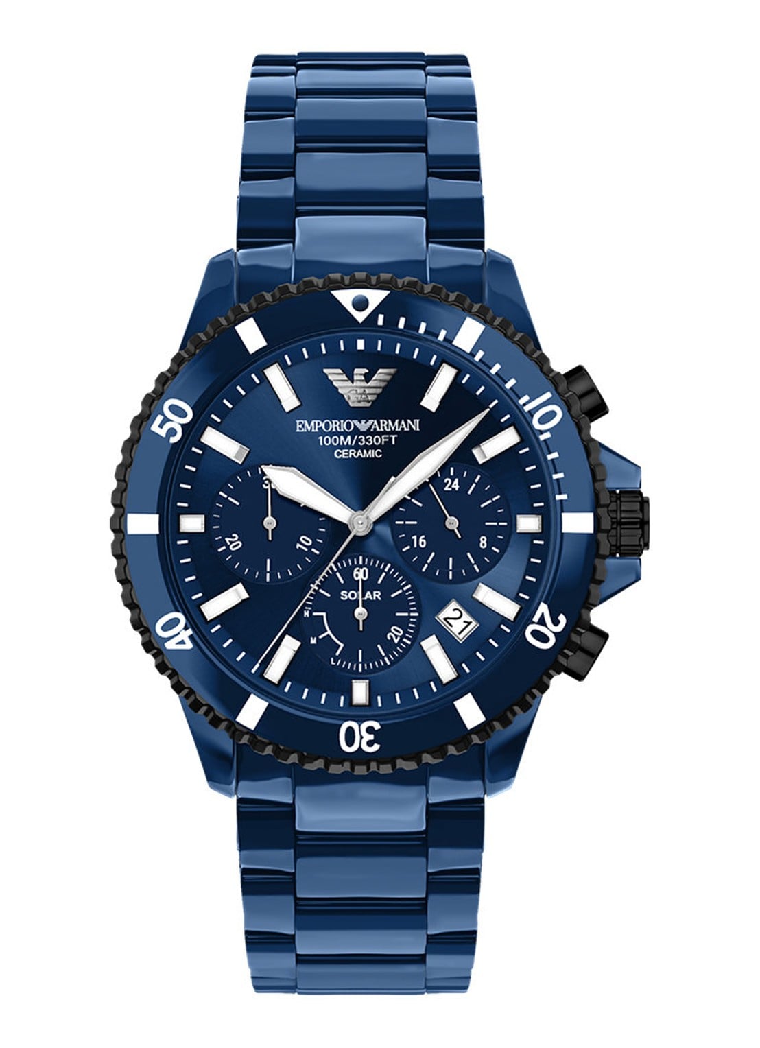 Armani Horloge AR70024 - voorkant 6 blauw