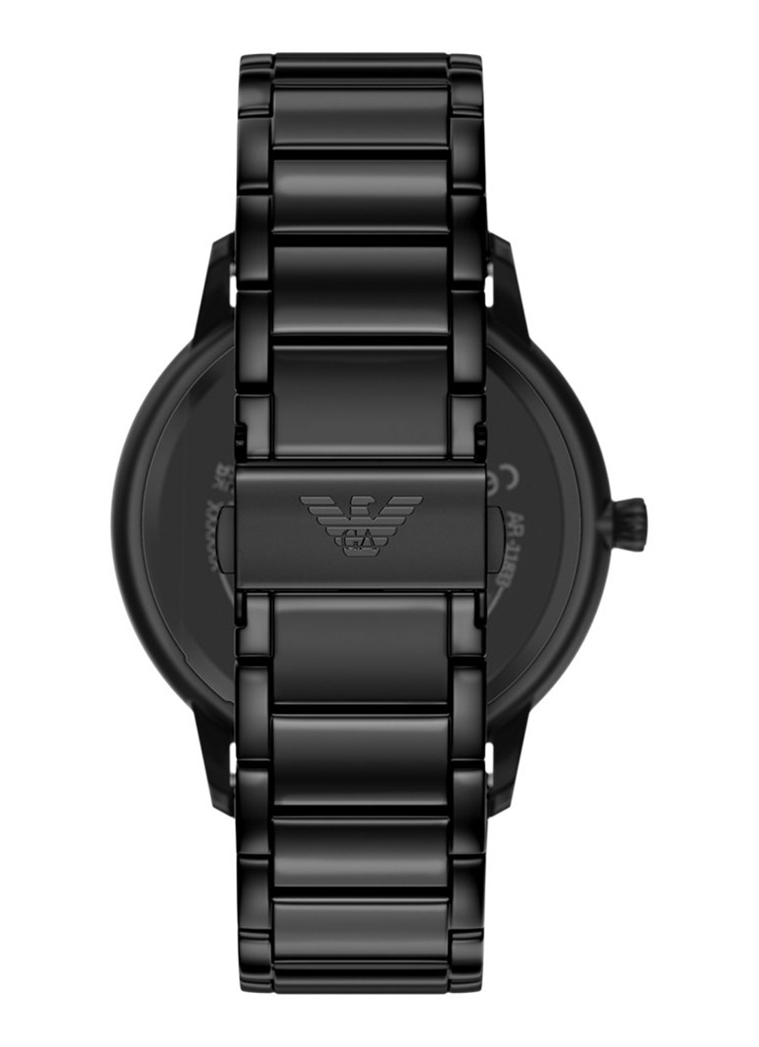 Armani Horloge AR70025 - detail zwart