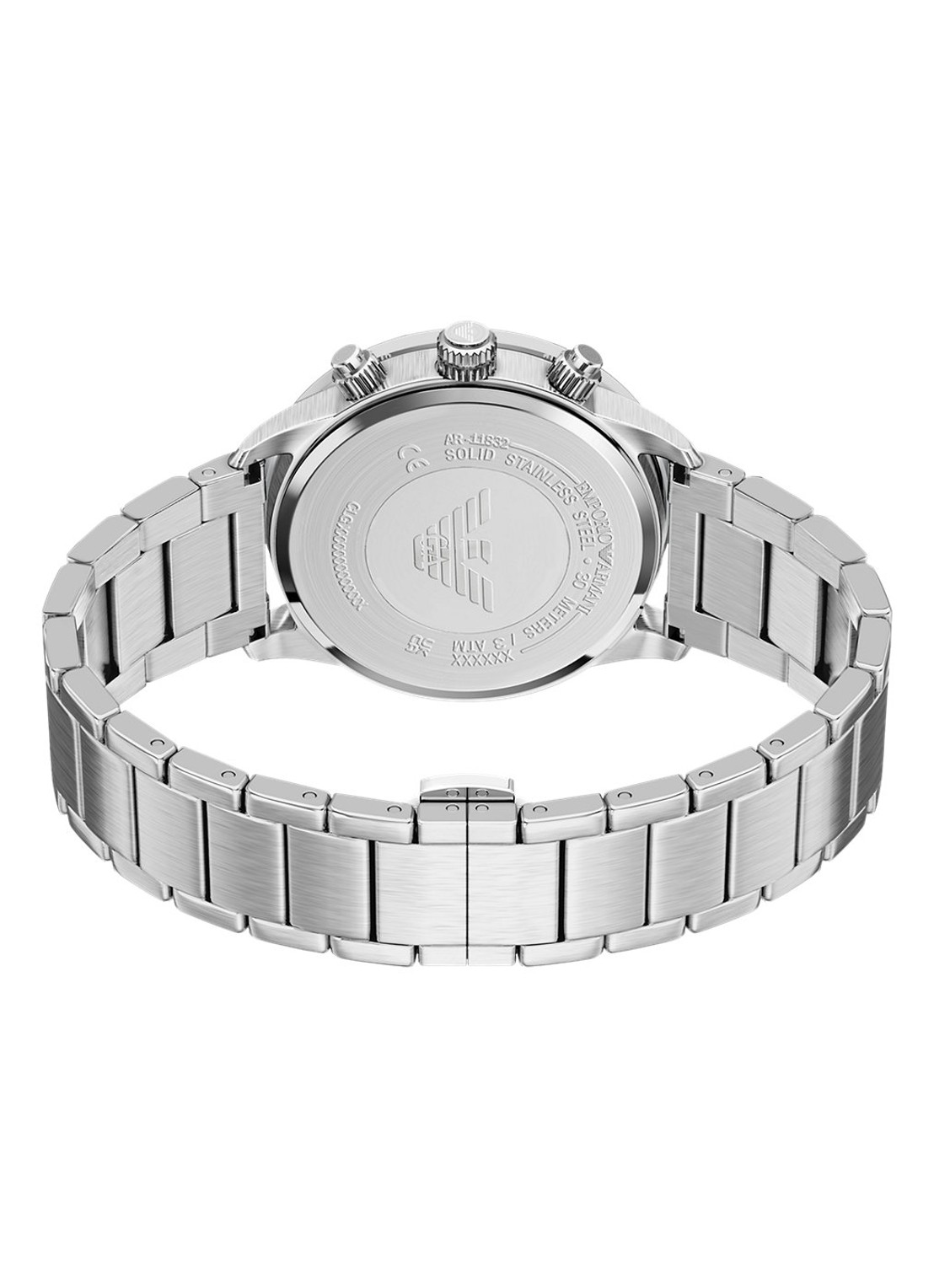 Armani Horloge AR80088 - detail 4 zilver