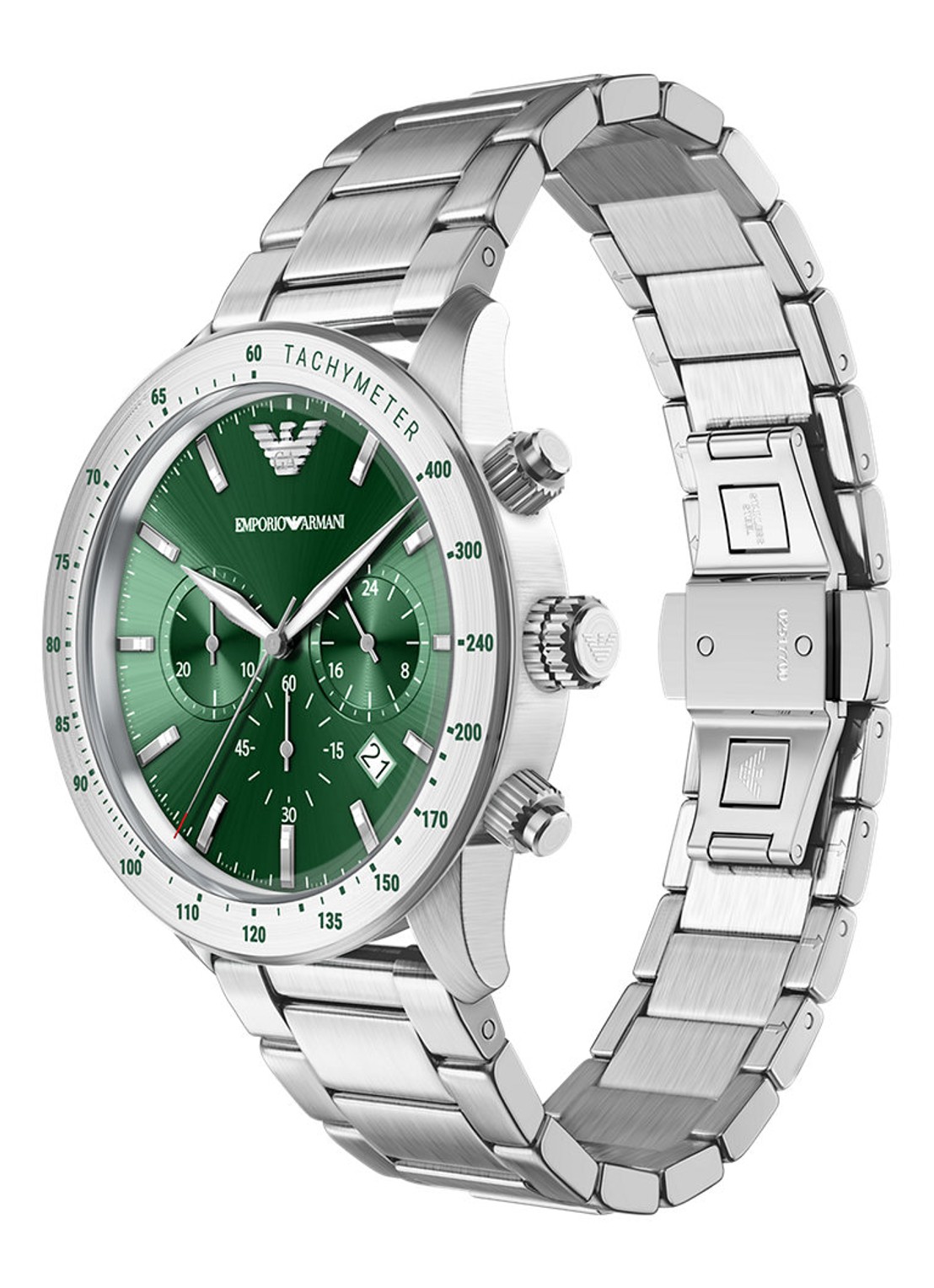 Armani Horloge AR80088 - detail 5 zilver