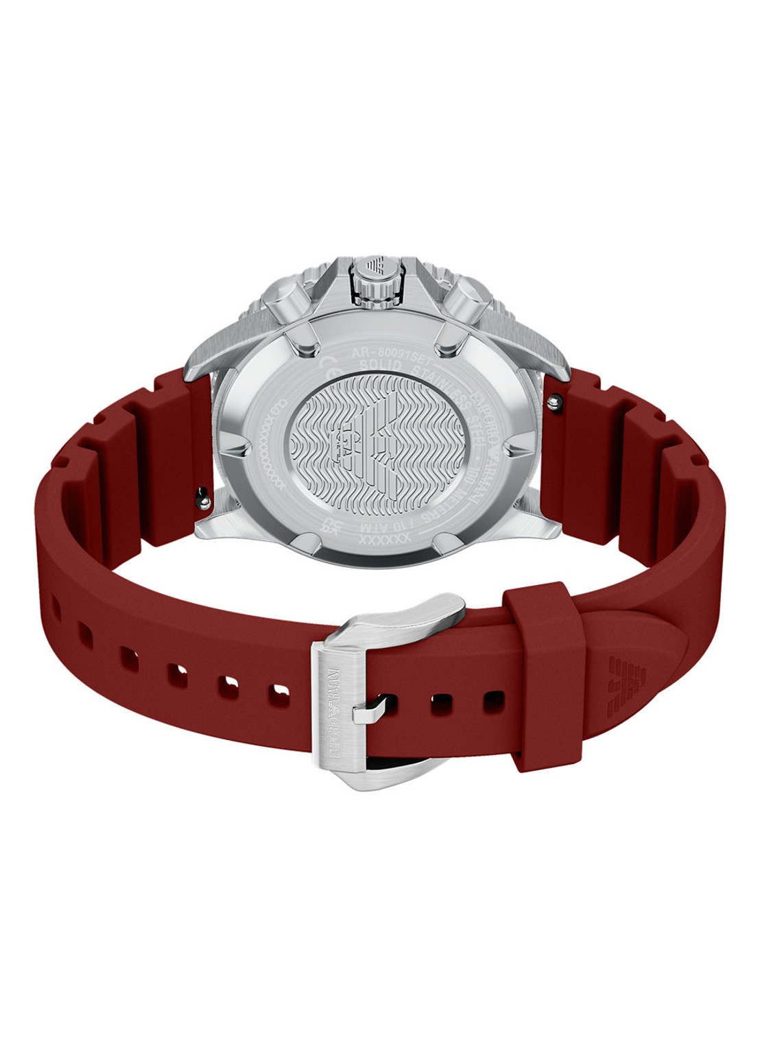 Armani Horloge AR80091SET - detail 4 zilver