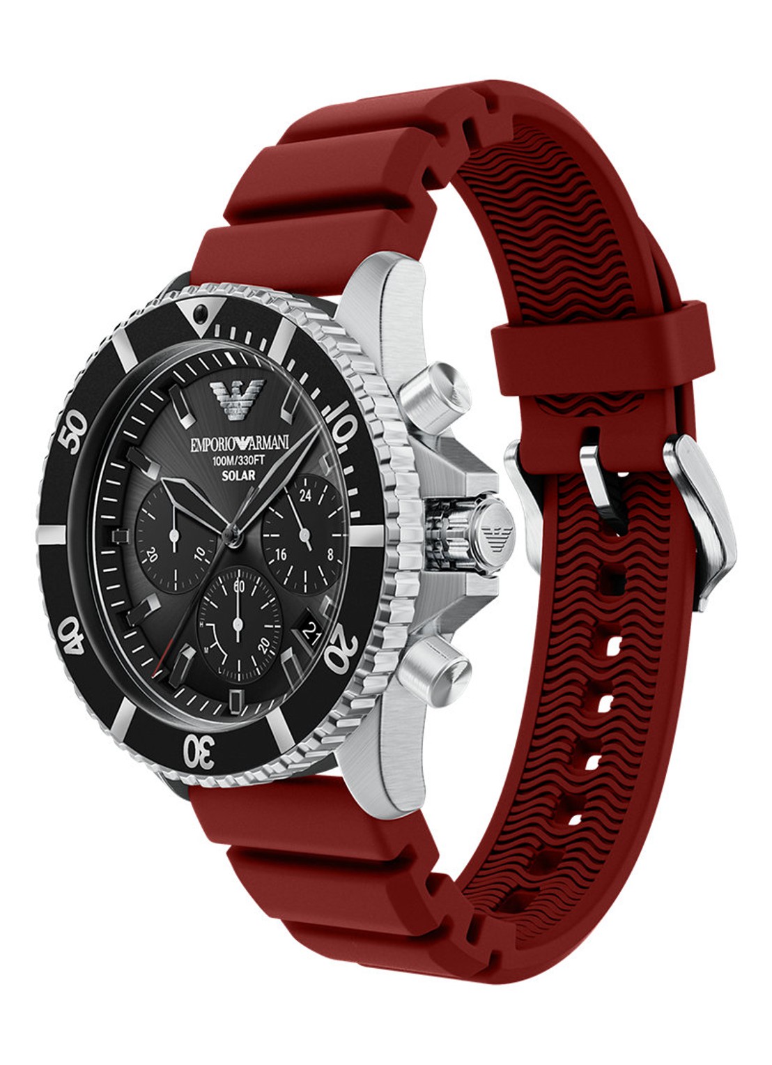 Armani Horloge AR80091SET - detail 5 zilver