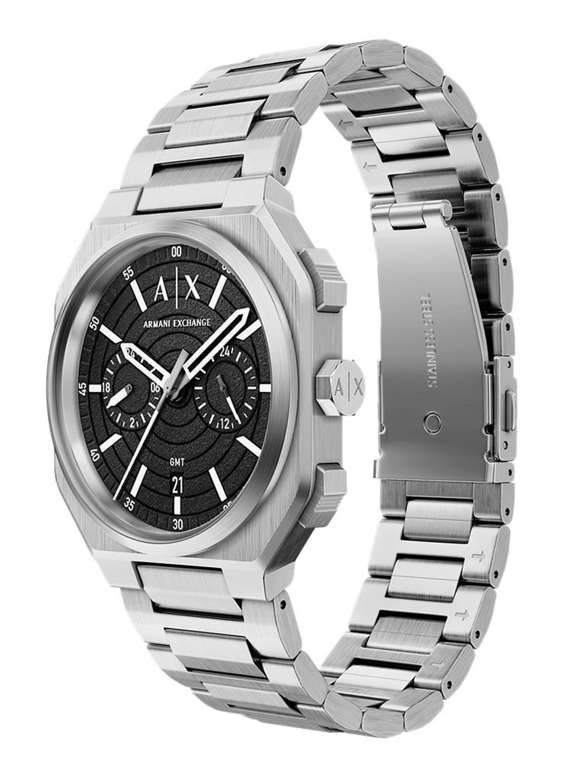 Armani Horloge AX1475 - detail 4 zilver