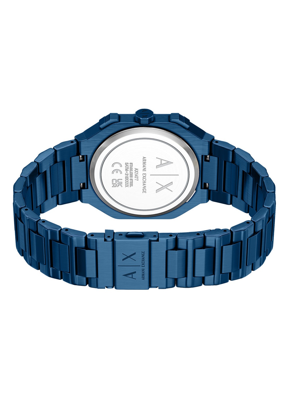 Armani Horloge AX1477 - detail 3 blauw