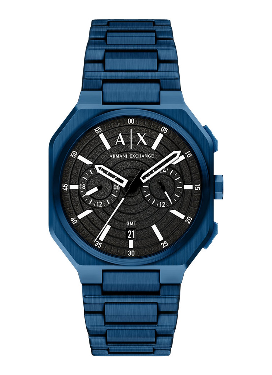Armani Horloge AX1477 - voorkant 5 blauw