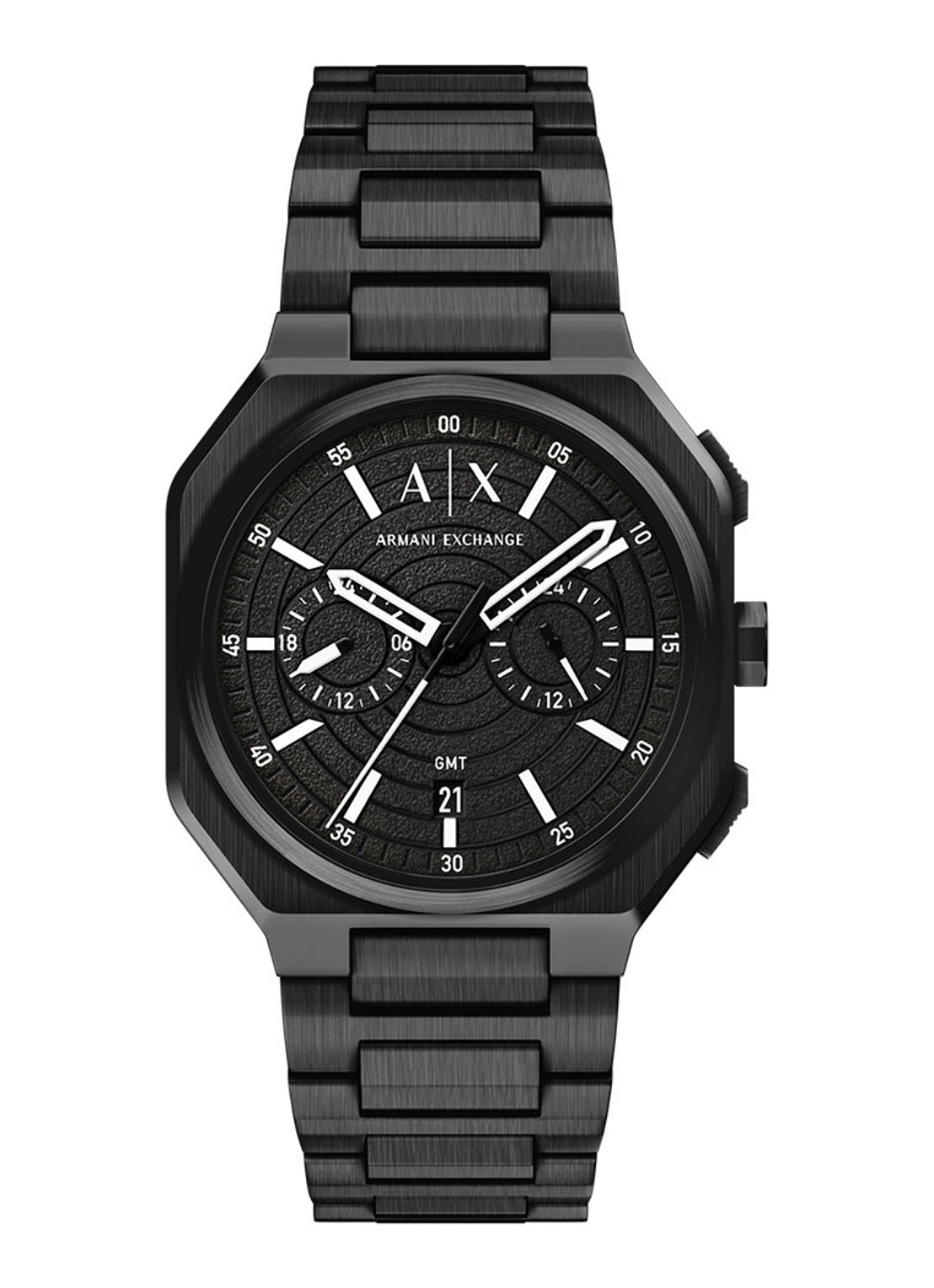 Armani Horloge AX1478 - voorkant zwart