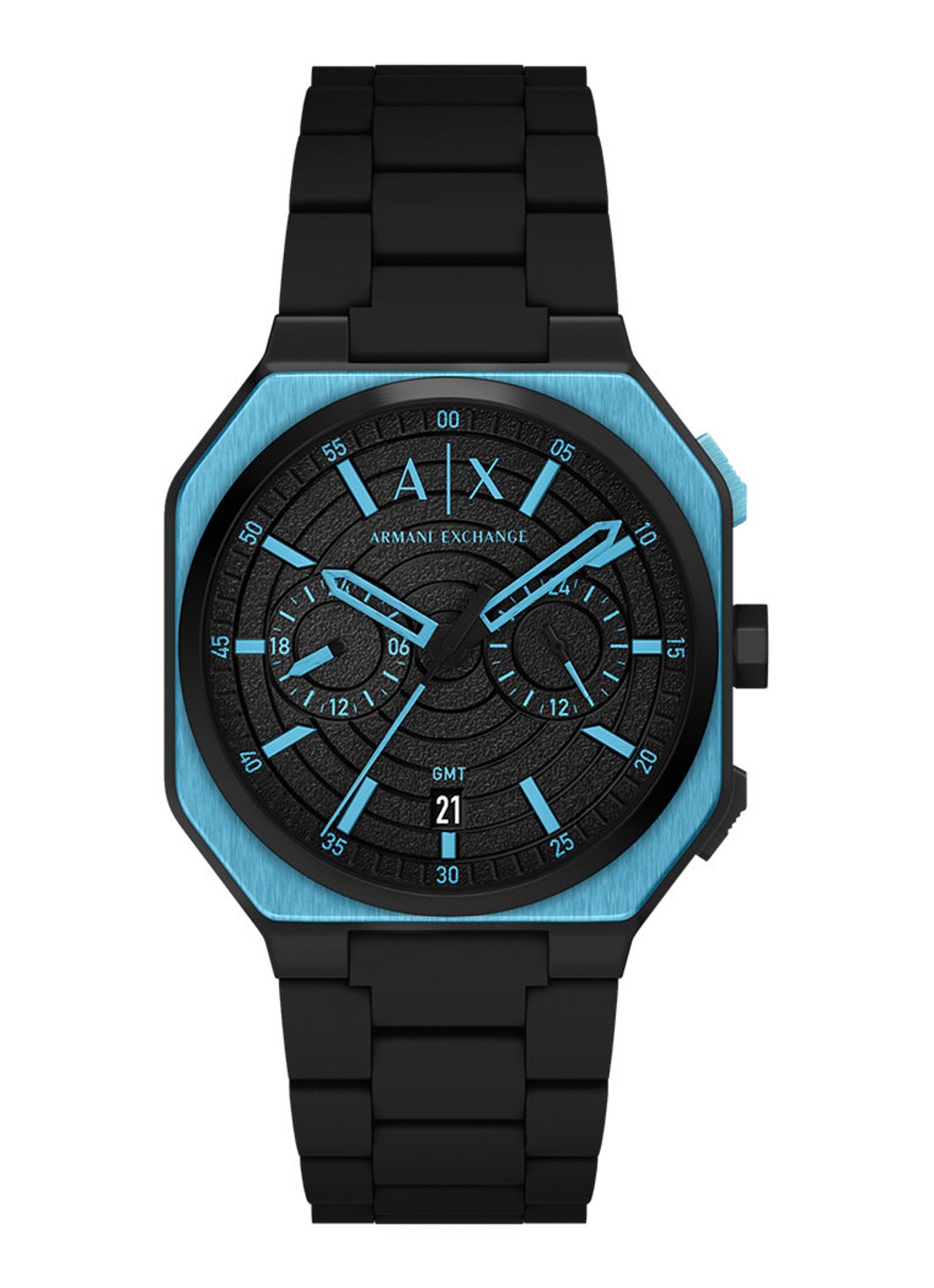 Armani Horloge AX1480 - voorkant zwart